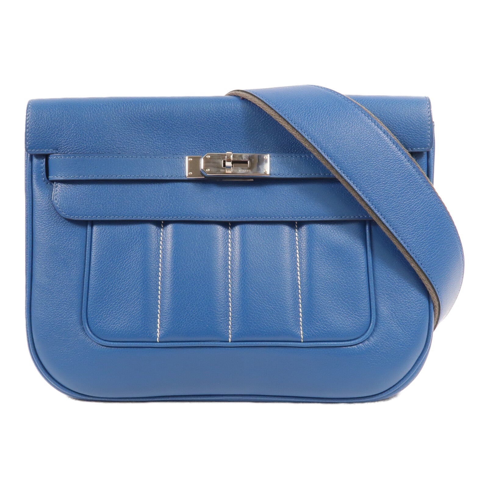 HERMES Evercolor皮革Berline 28肩背袋Colvert