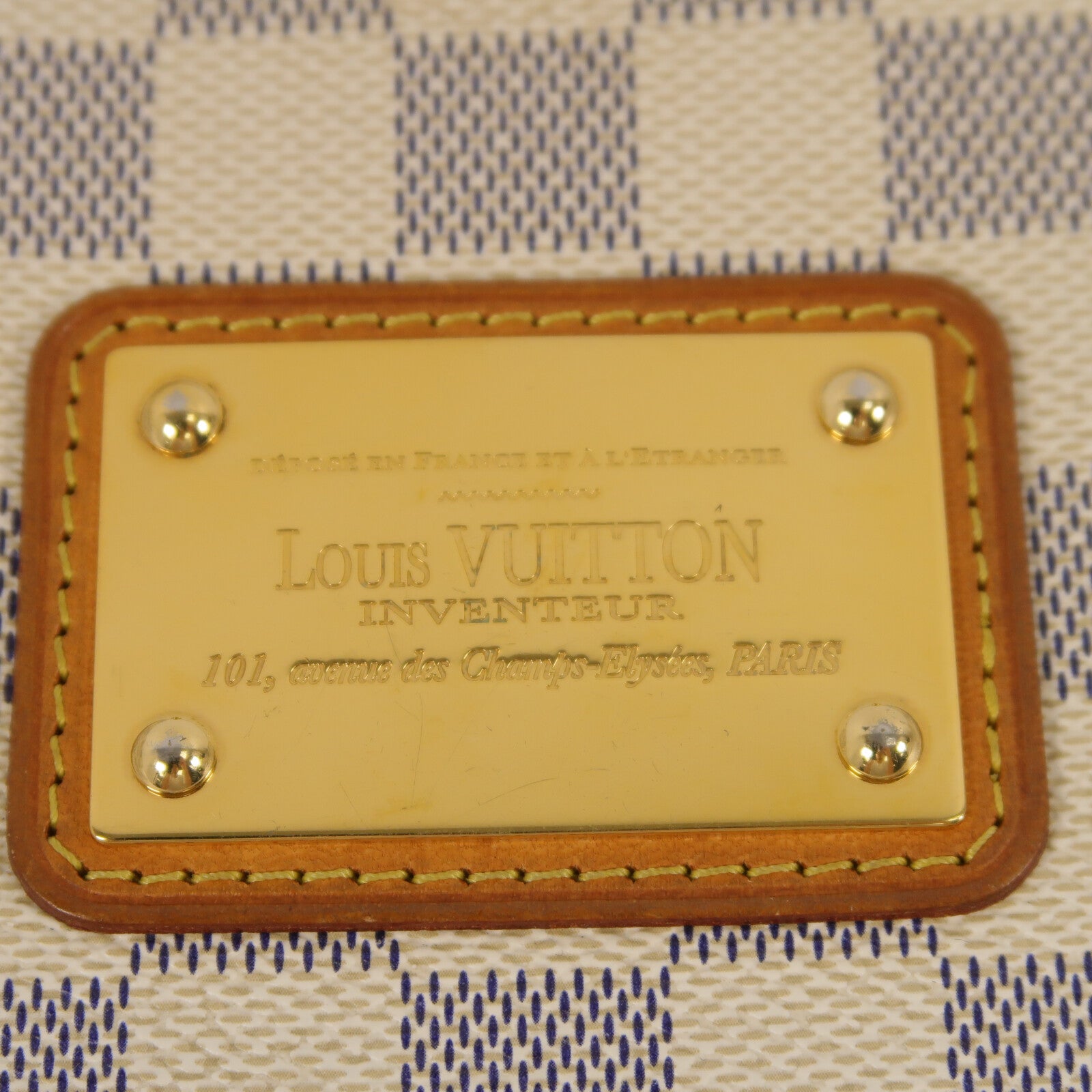 LOUIS VUITTON Damier Azur Eva手挽肩背兩用袋