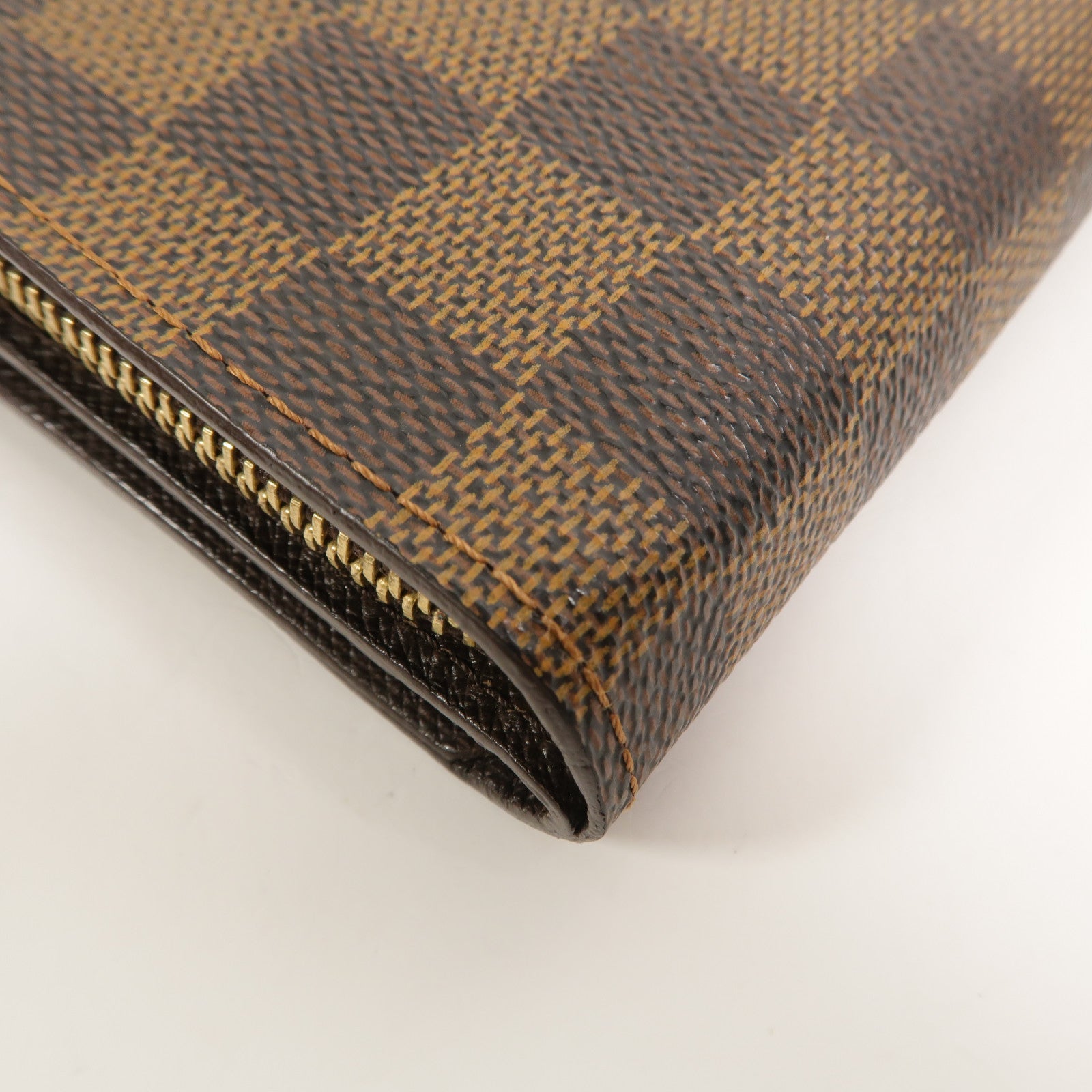 LOUIS VUITTON Damier Ebene Compact Zip Wallet錢包