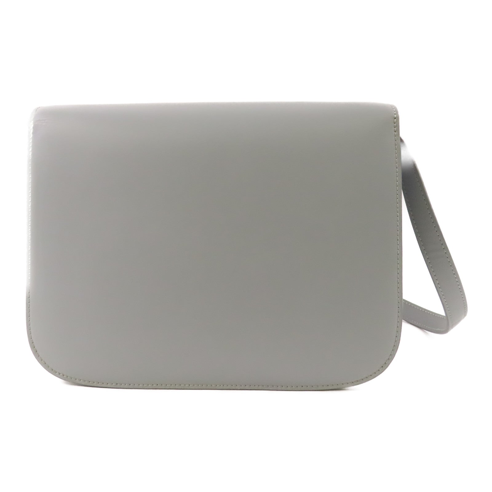 CELINE 【激減優惠】牛皮皮革Classic Box銀扣肩背袋