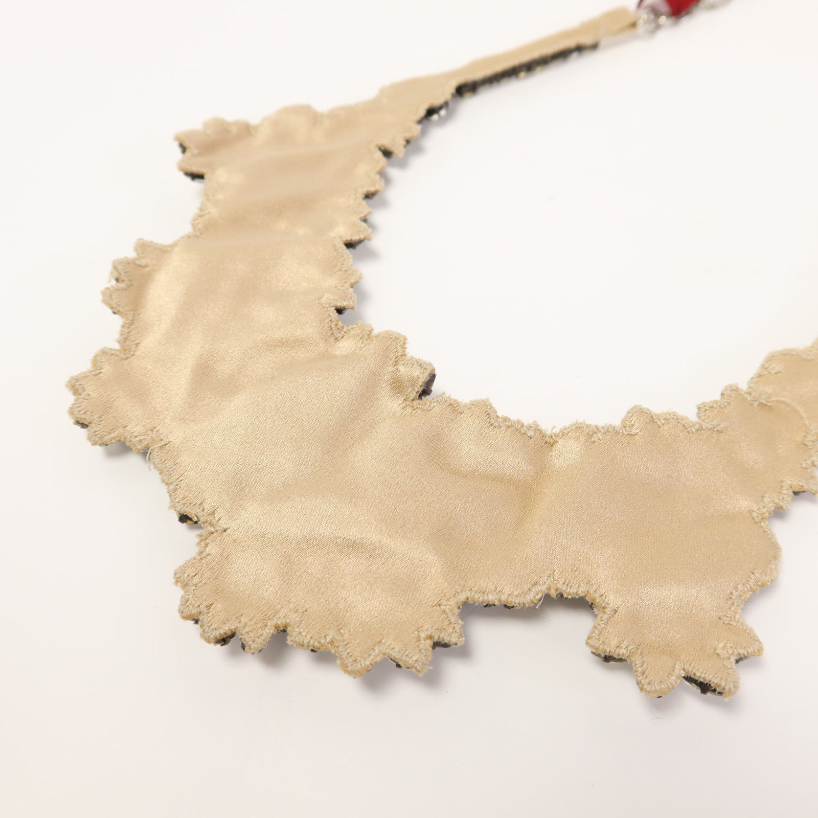 Valentino 金屬/水鑽/絲質Necklace項鍊