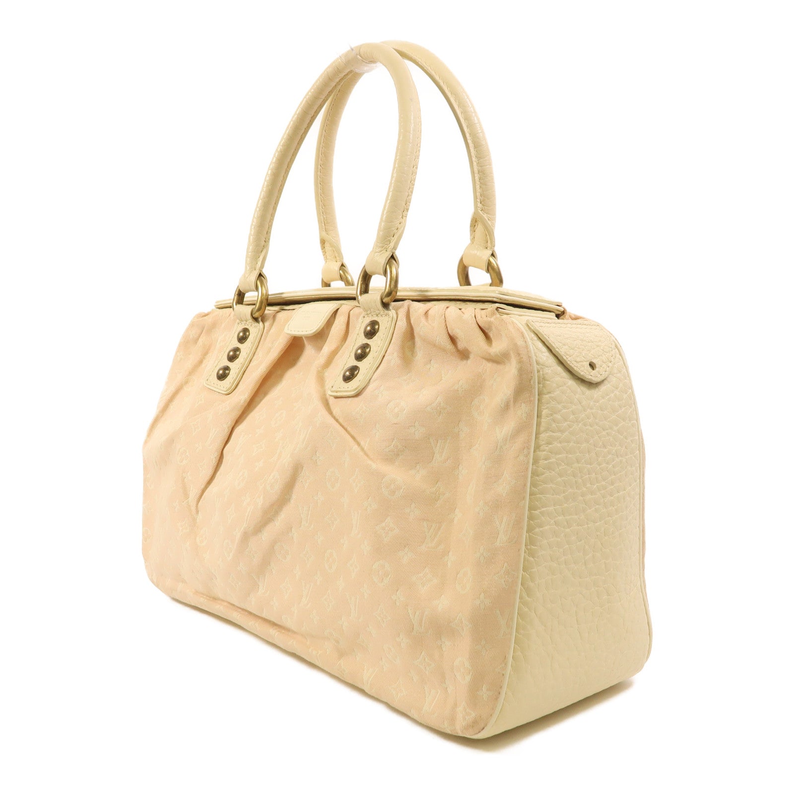 LOUIS VUITTON 【激減優惠】Monogram Mini Lin Trapeze GM金扣手挽袋