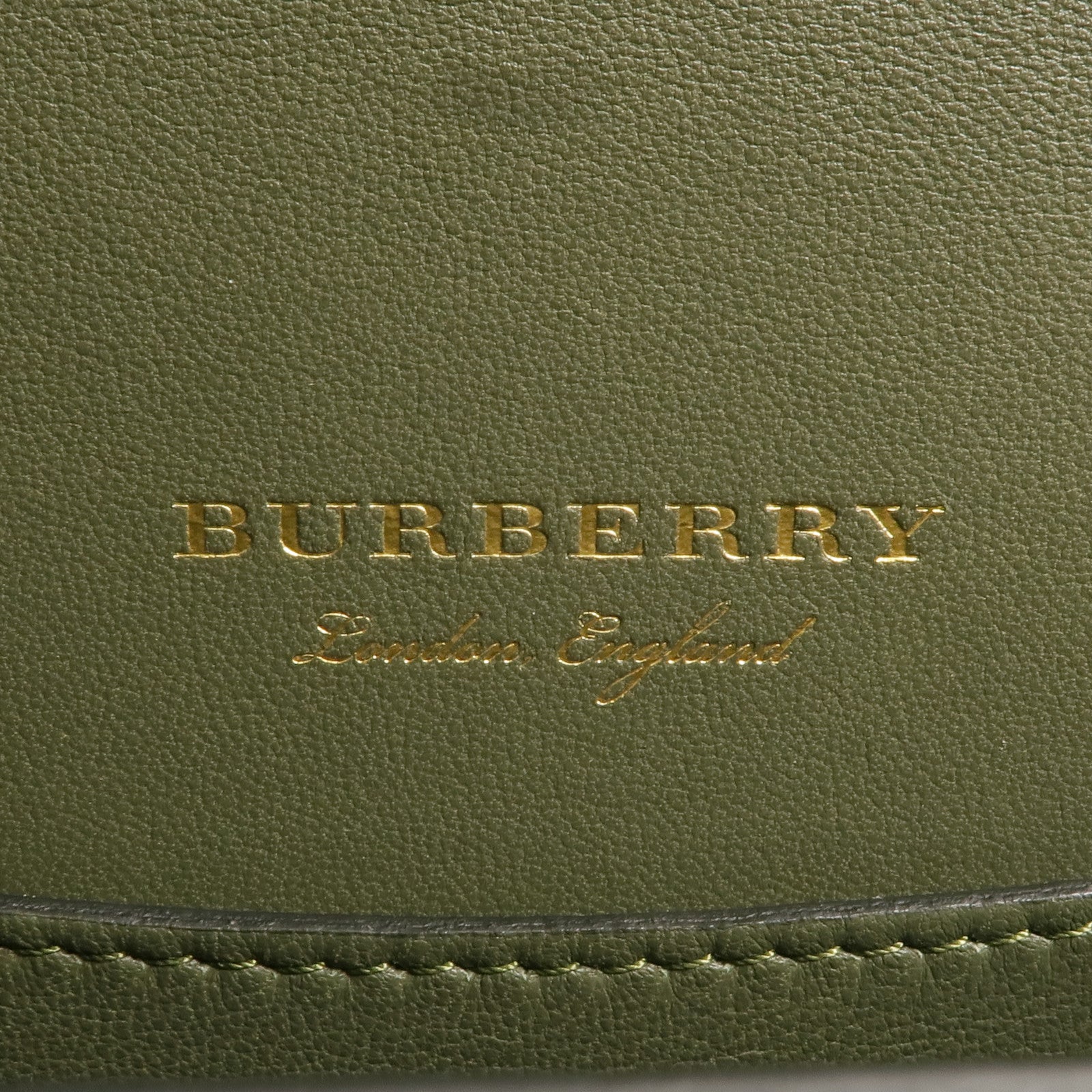 BURBERRY 牛皮皮革Square Satchel金扣肩背袋