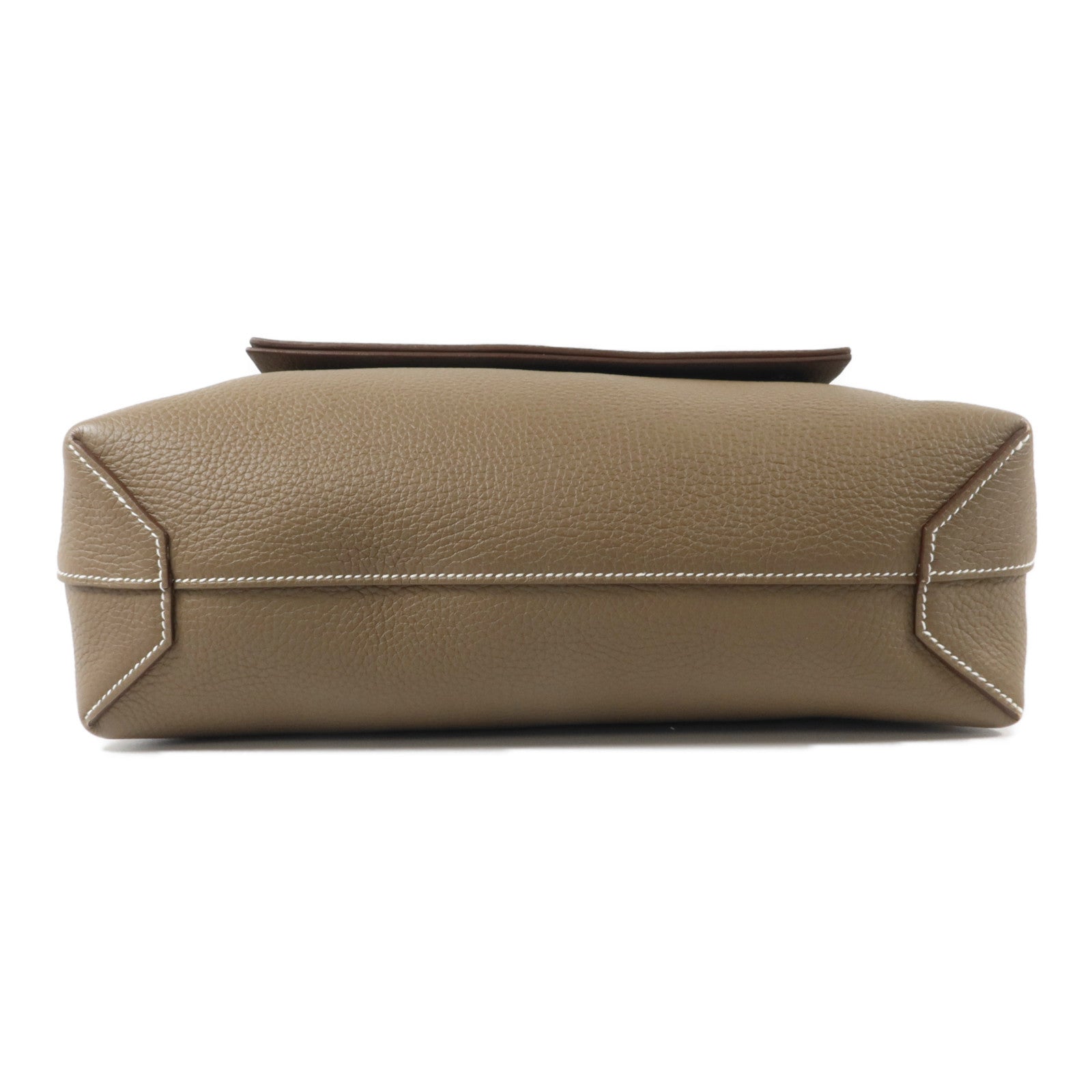 HERMES Clemence皮革Cabasellier 31肩背袋Etoupe