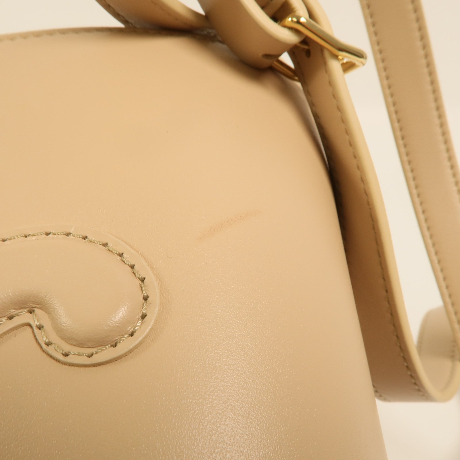 CELINE 牛皮皮革Cuir Triomphe金扣肩背袋