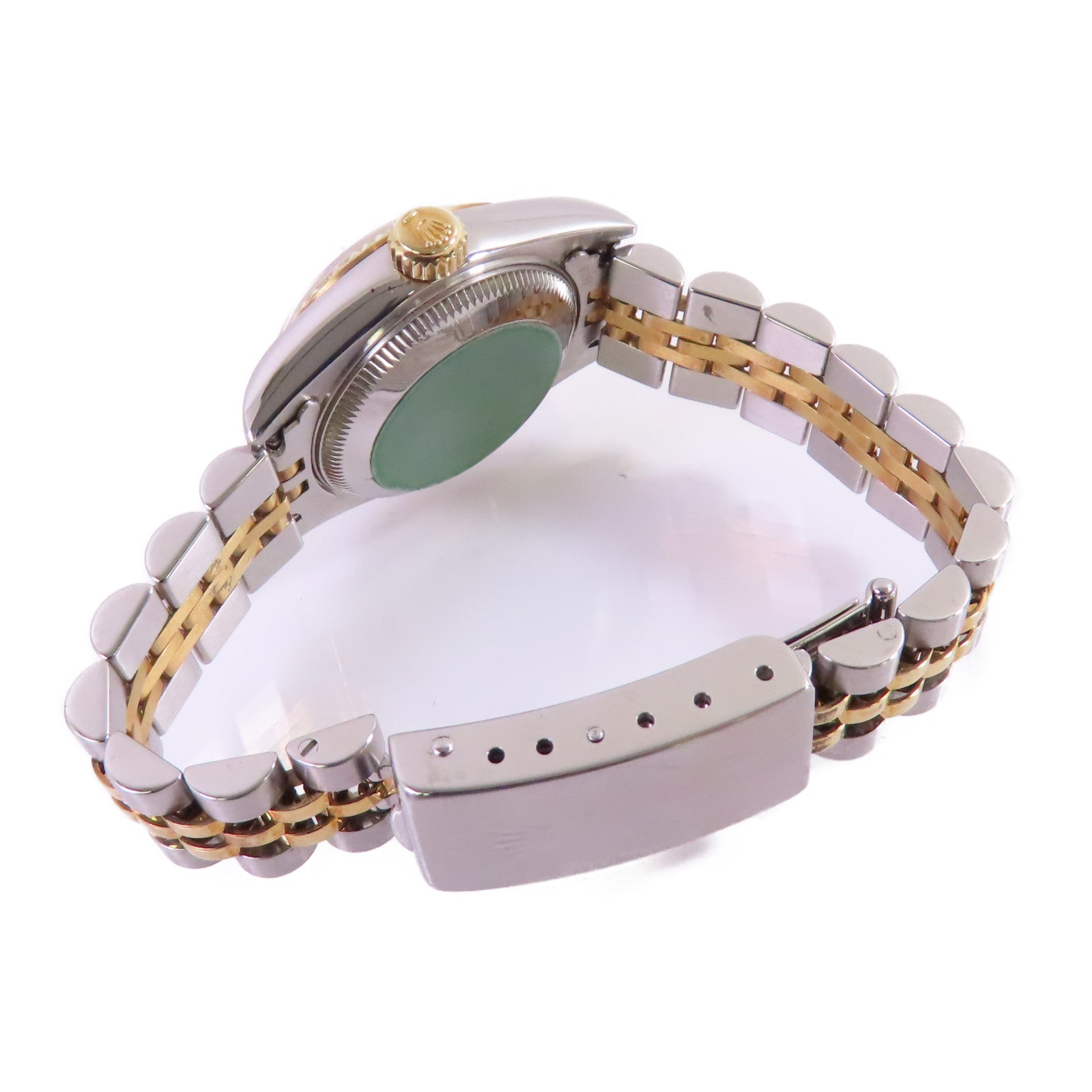 ROLEX Datejust 26mm Watch不鏽鋼/18K黃金自動機芯手錶淺粉紅色