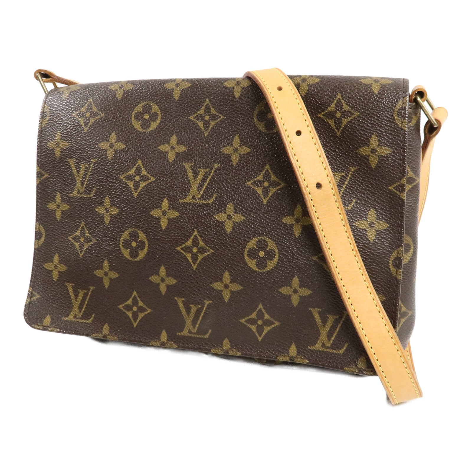 LOUIS VUITTON Monogram Musette Tango Short金扣肩背袋