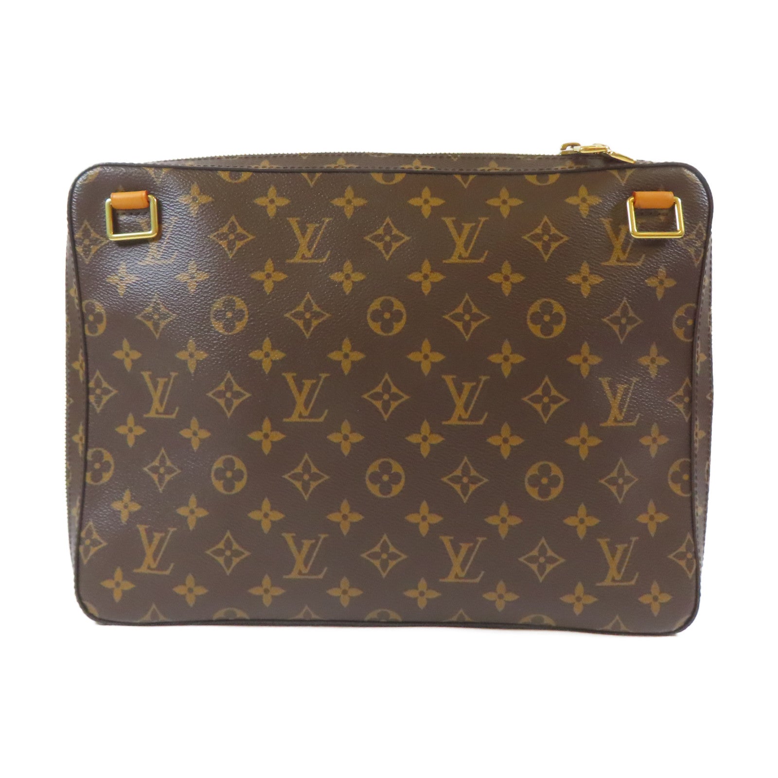 LOUIS VUITTON 【激減優惠】Monogram Soft Trunk Messenger Bag金扣肩背袋啡色