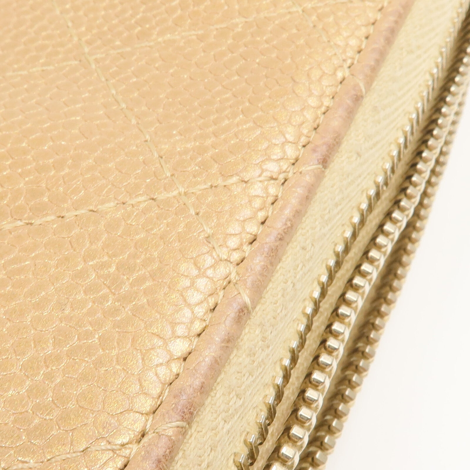CHANEL 牛皮皮革Zipper Wallet錢包