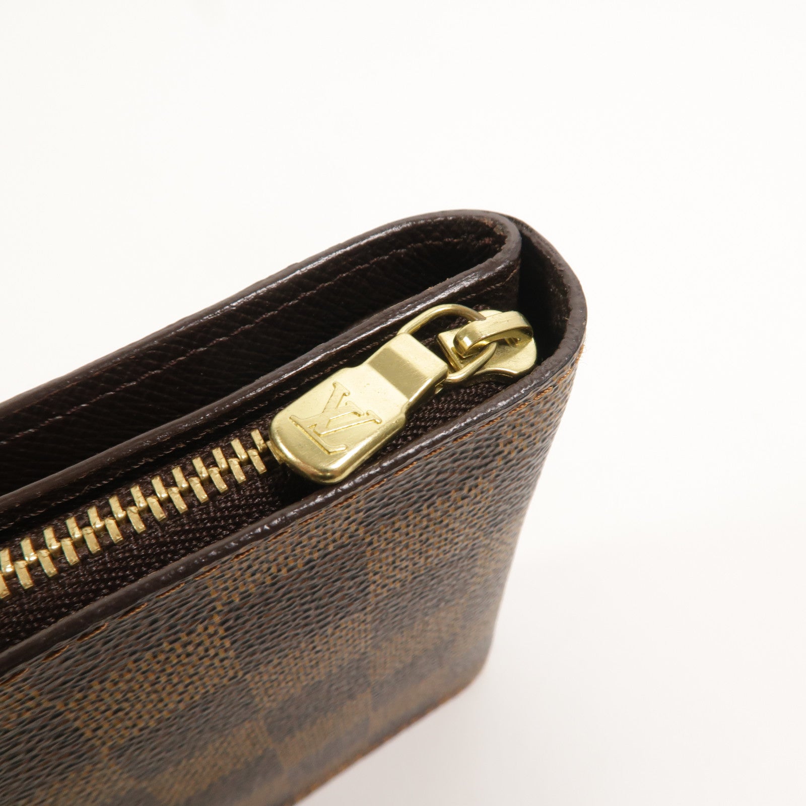 LOUIS VUITTON Damier Ebene Compact Zip Wallet錢包