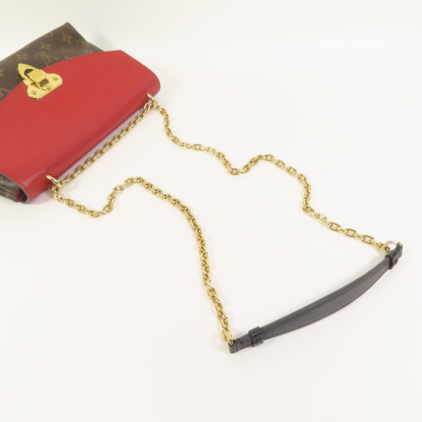 LOUIS VUITTON Monogram Saint Placide金扣肩背袋