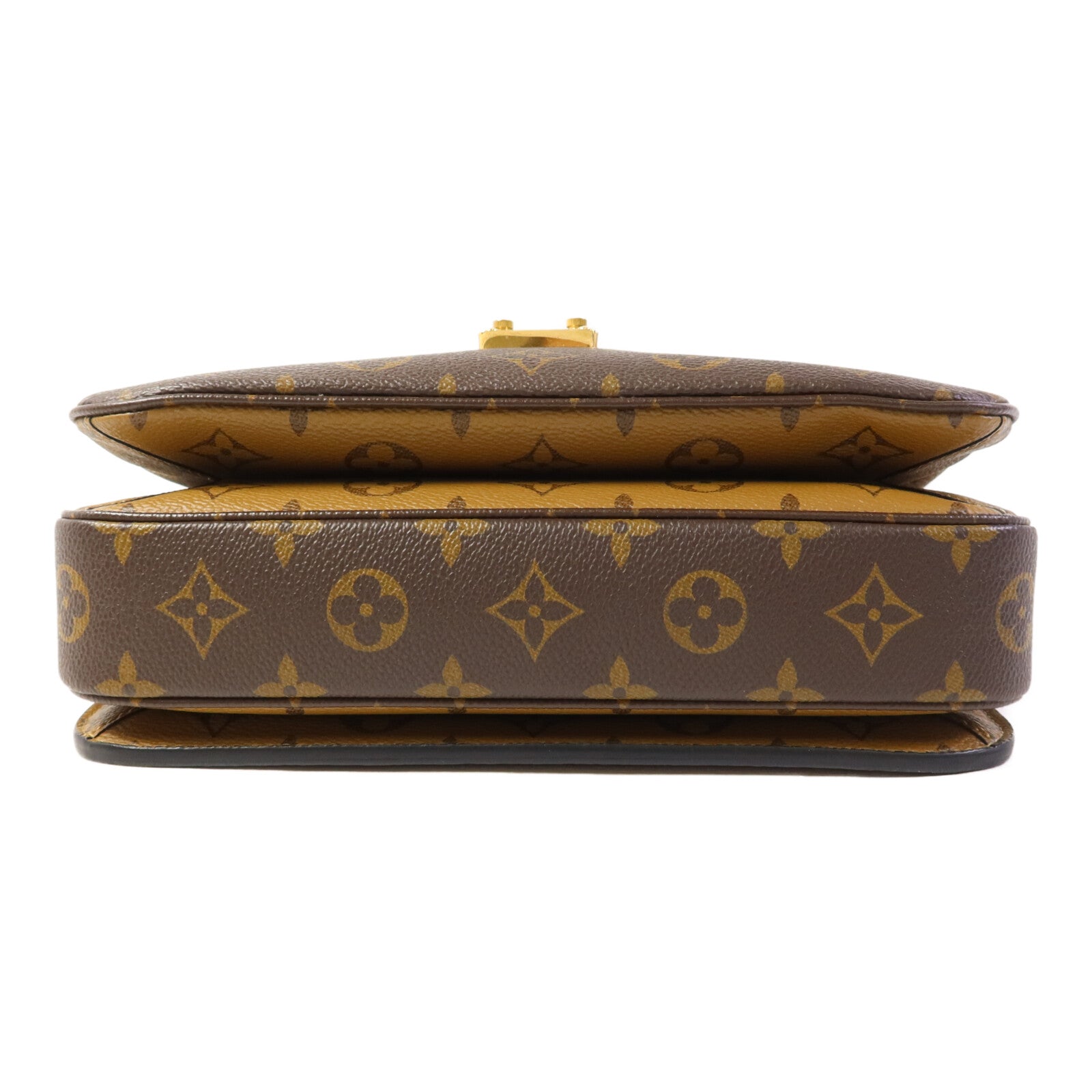 LOUIS VUITTON Monogram Reverse Pochette Metis金扣手挽肩背兩用袋