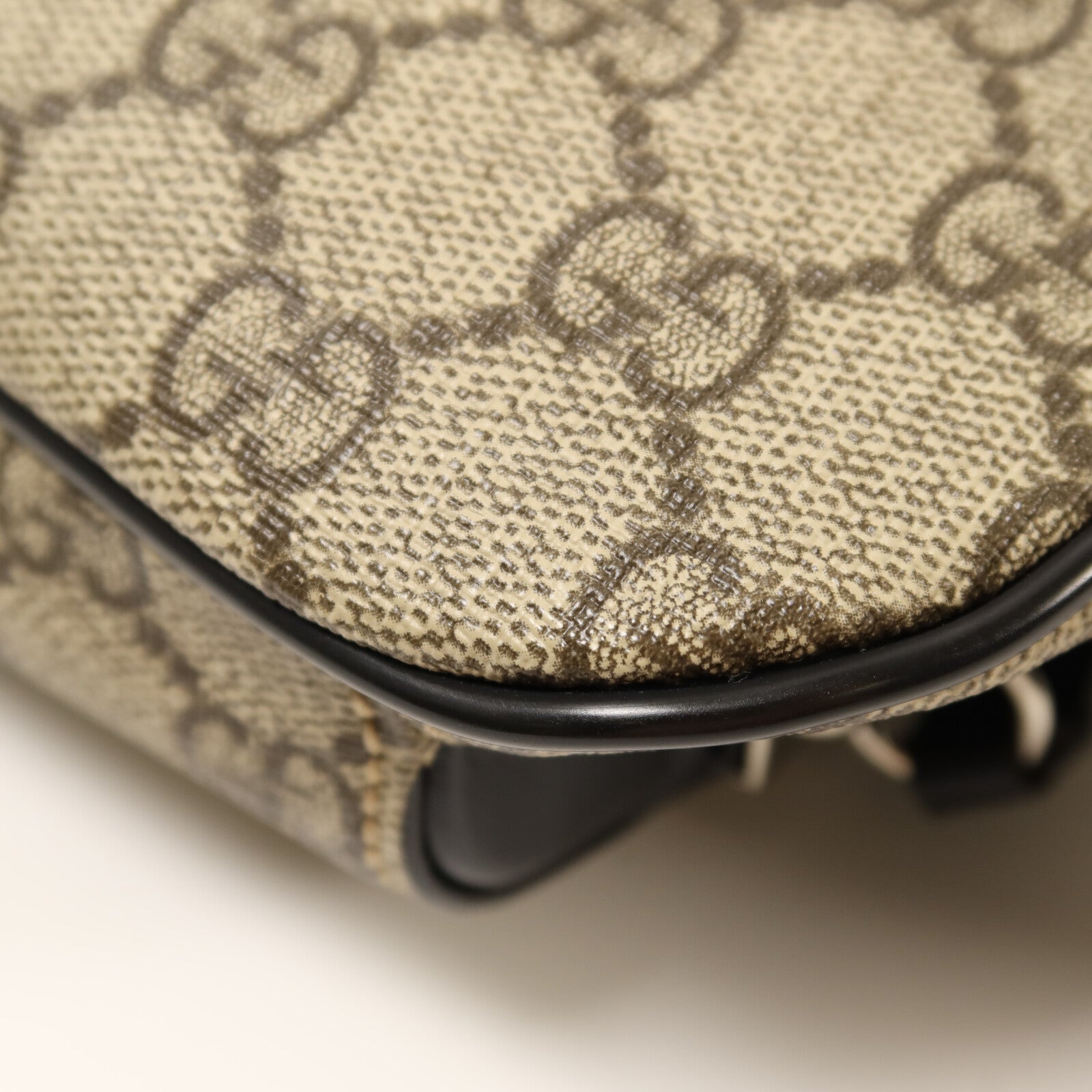 GUCCI 塗層帆布Waist Bag銀扣腰包