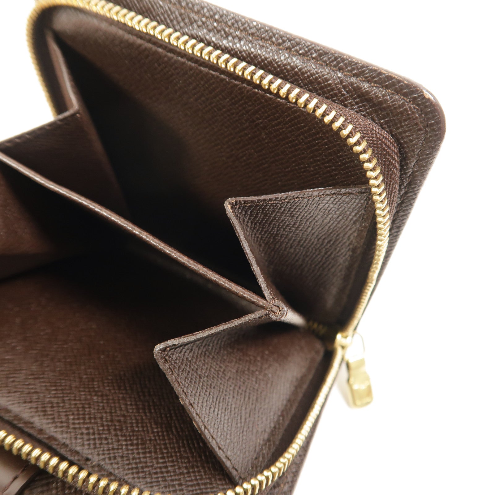 LOUIS VUITTON Damier Ebene Compact Zip Wallet錢包