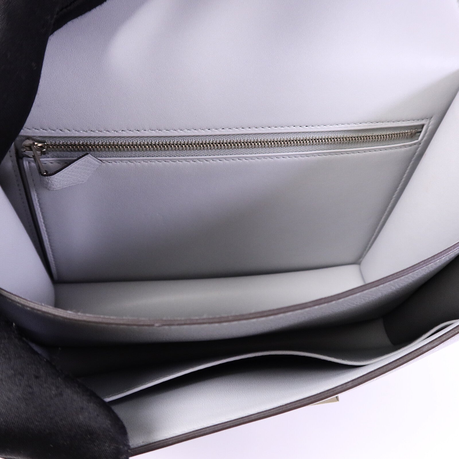 HERMES Epsom皮革Constance 24肩背袋Gris Mouette