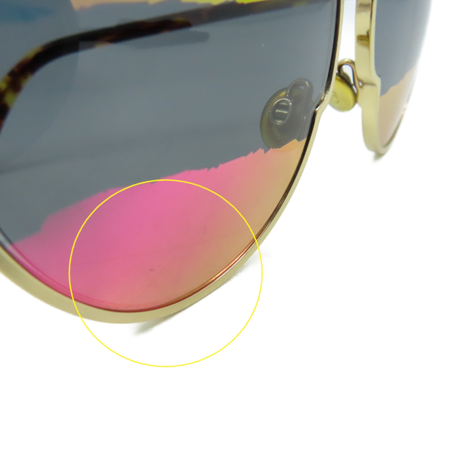 Dior 【激減優惠】PVC/金屬So Real Sunglasses太陽眼鏡橙色/黑色/粉紅色