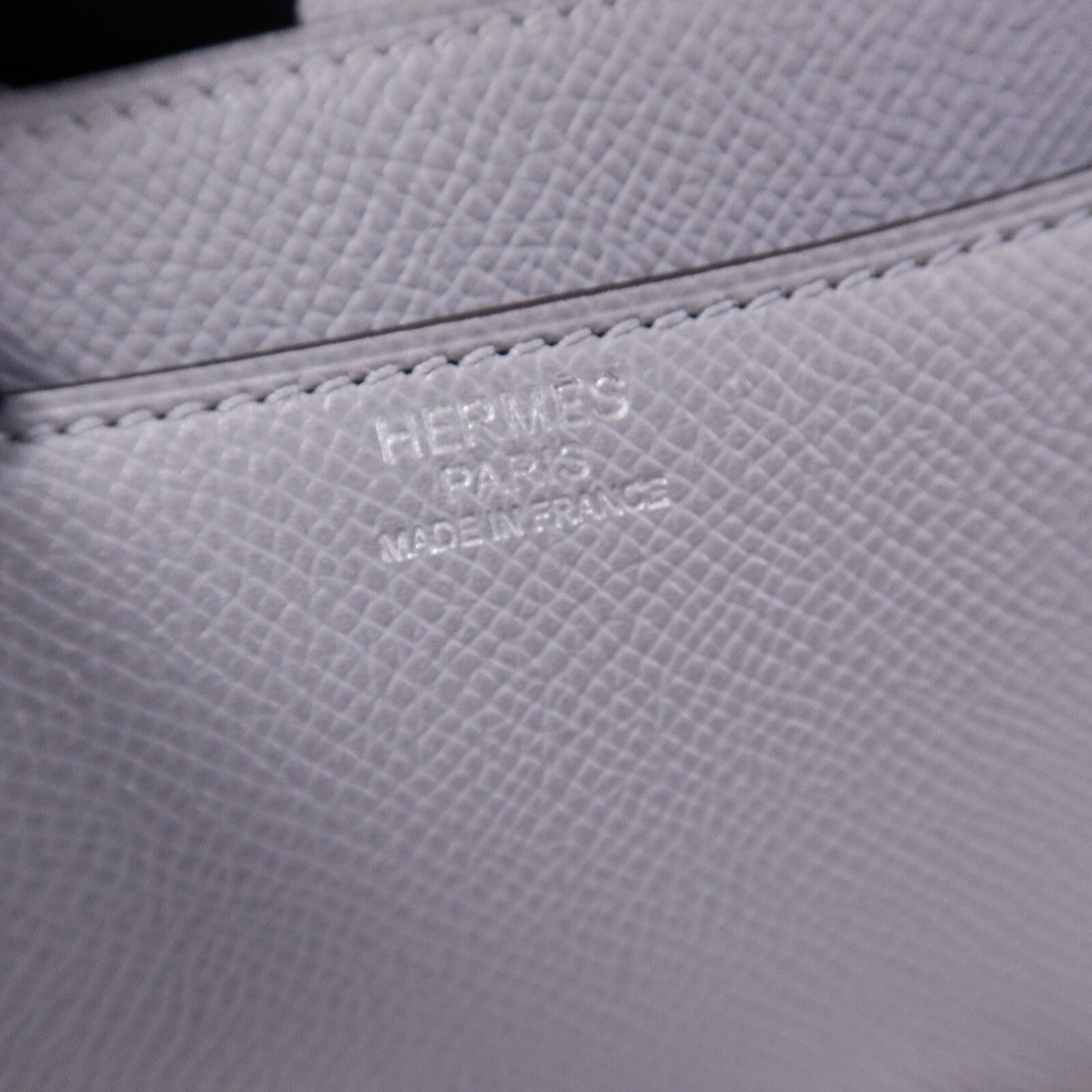 HERMES Epsom皮革Constance 24肩背袋Gris Mouette