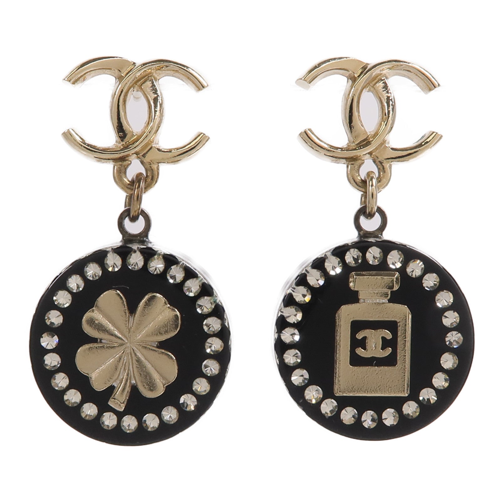CHANEL PVC/金屬Earrings耳環