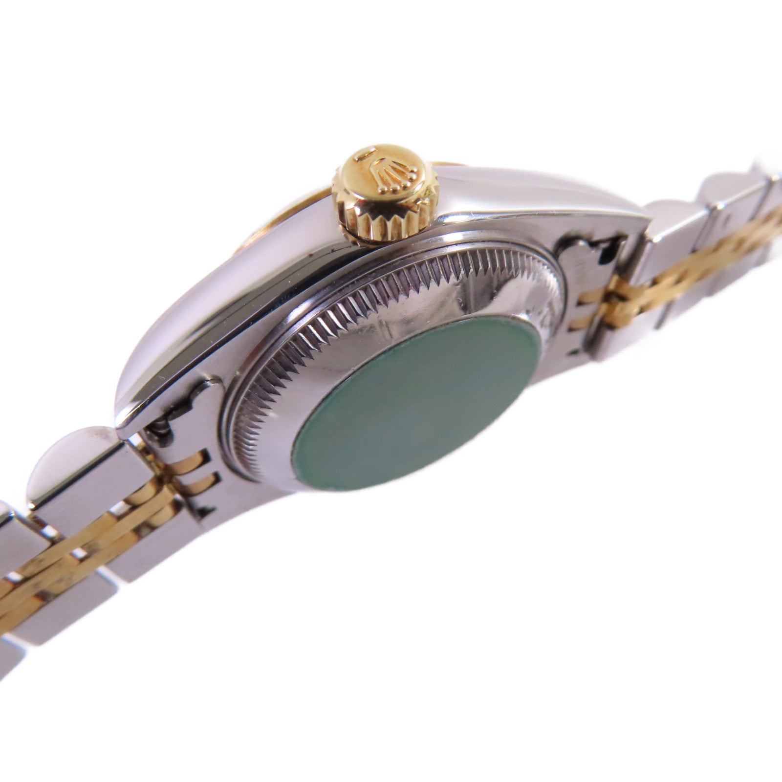ROLEX Datejust 26mm Watch不鏽鋼/18K黃金自動機芯手錶淺粉紅色