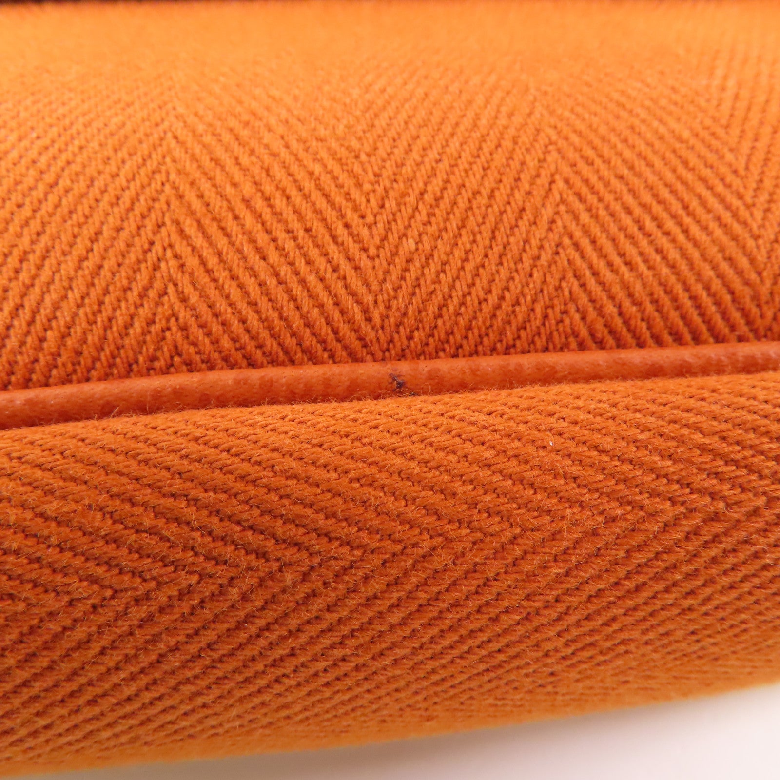 HERMES 【激減優惠】帆布/牛皮皮革Sac Colorado銀扣肩背袋