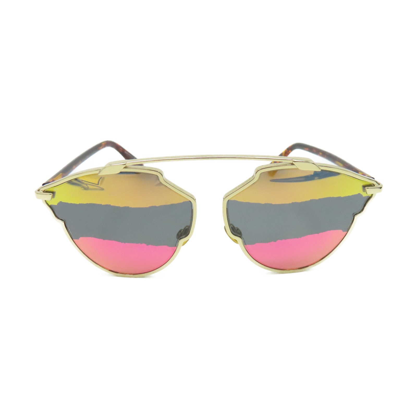 Dior 【激減優惠】PVC/金屬So Real Sunglasses太陽眼鏡橙色/黑色/粉紅色