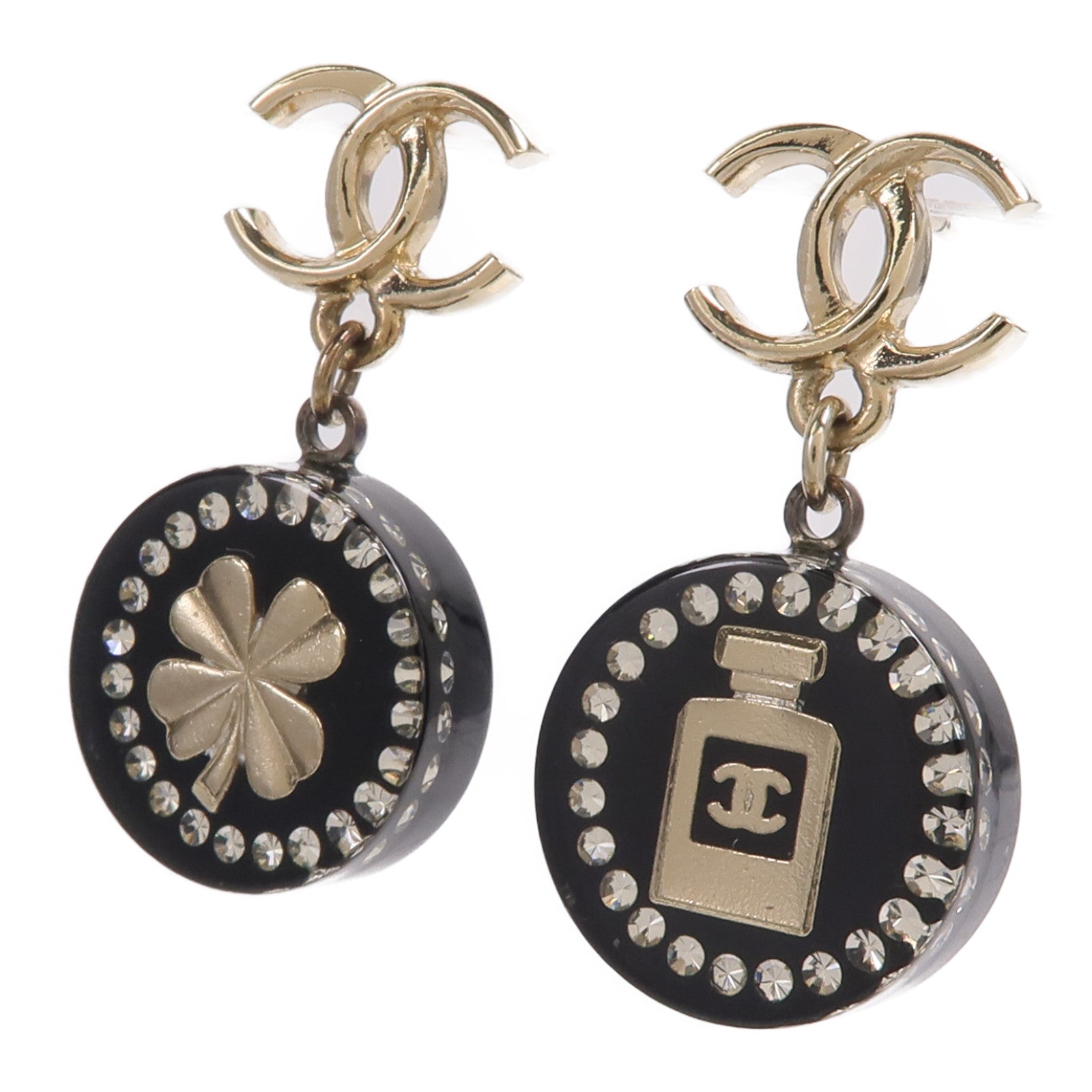CHANEL PVC/金屬Earrings耳環