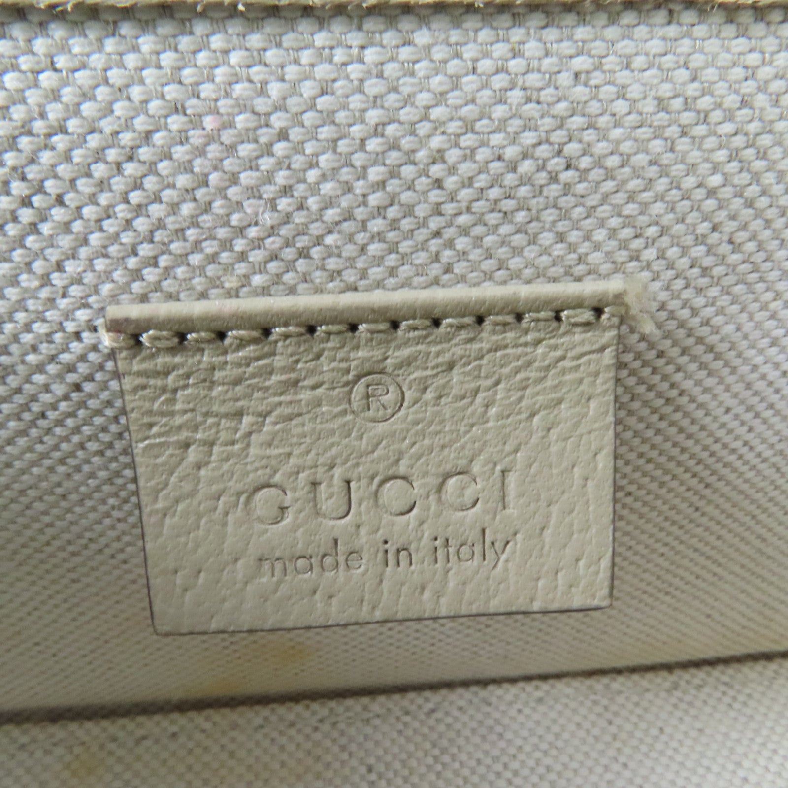 GUCCI 塗層帆布Horsebit 1955 Mini金扣肩背袋
