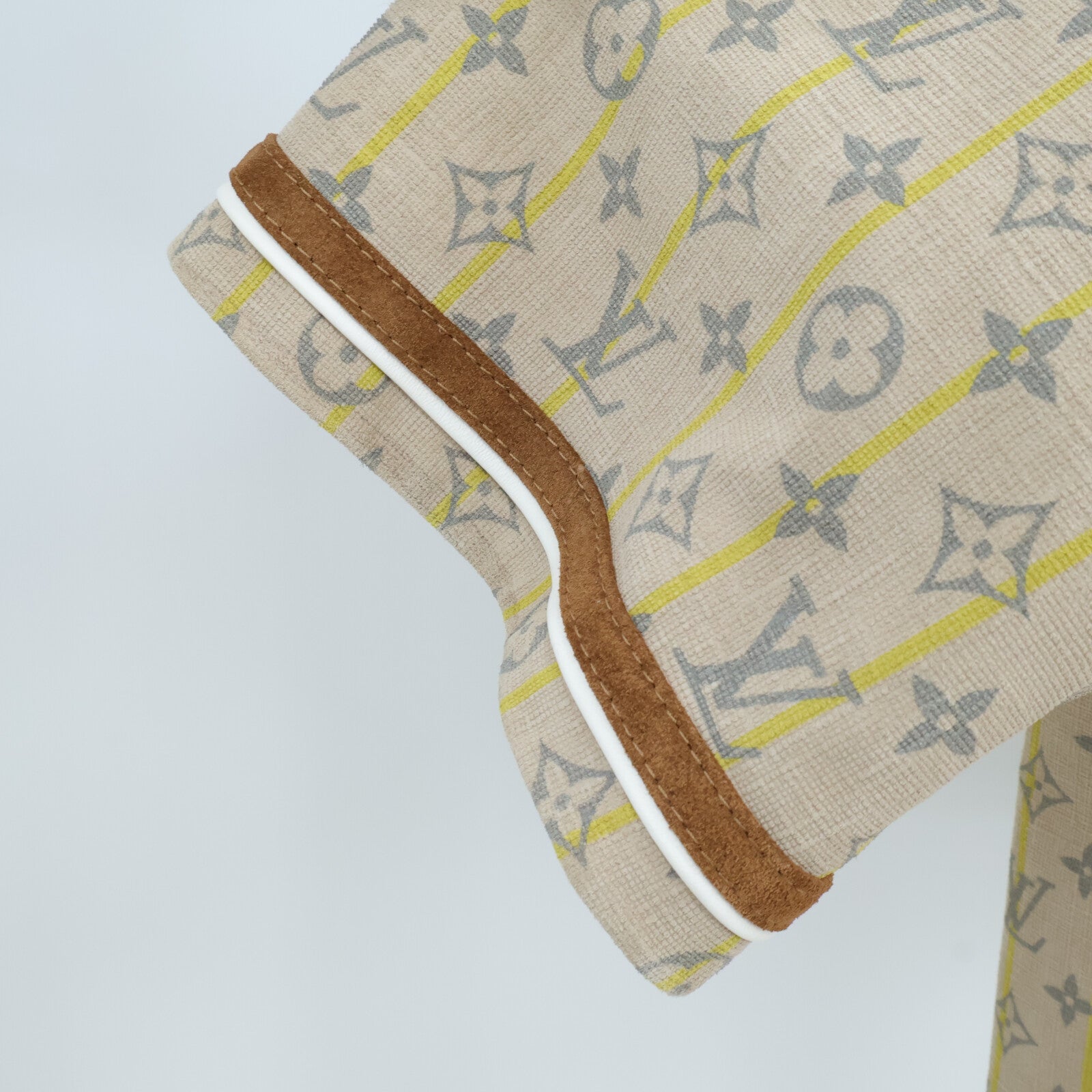 LOUIS VUITTON Leather Baseball Shirt 上衣