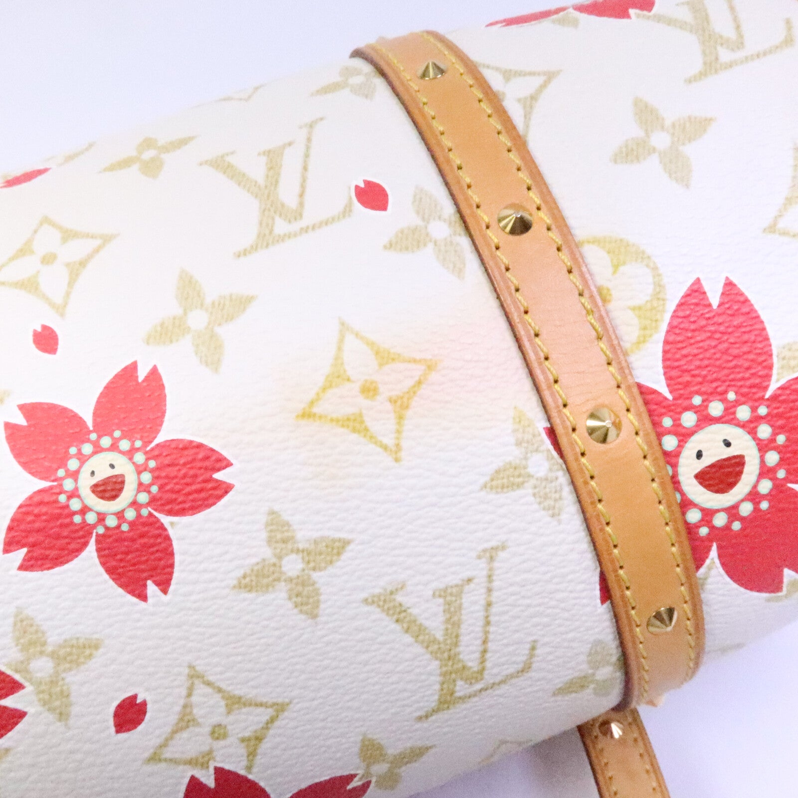 LOUIS VUITTON Monogram LVxMurakami Cherry Blossom Papillon手挽袋