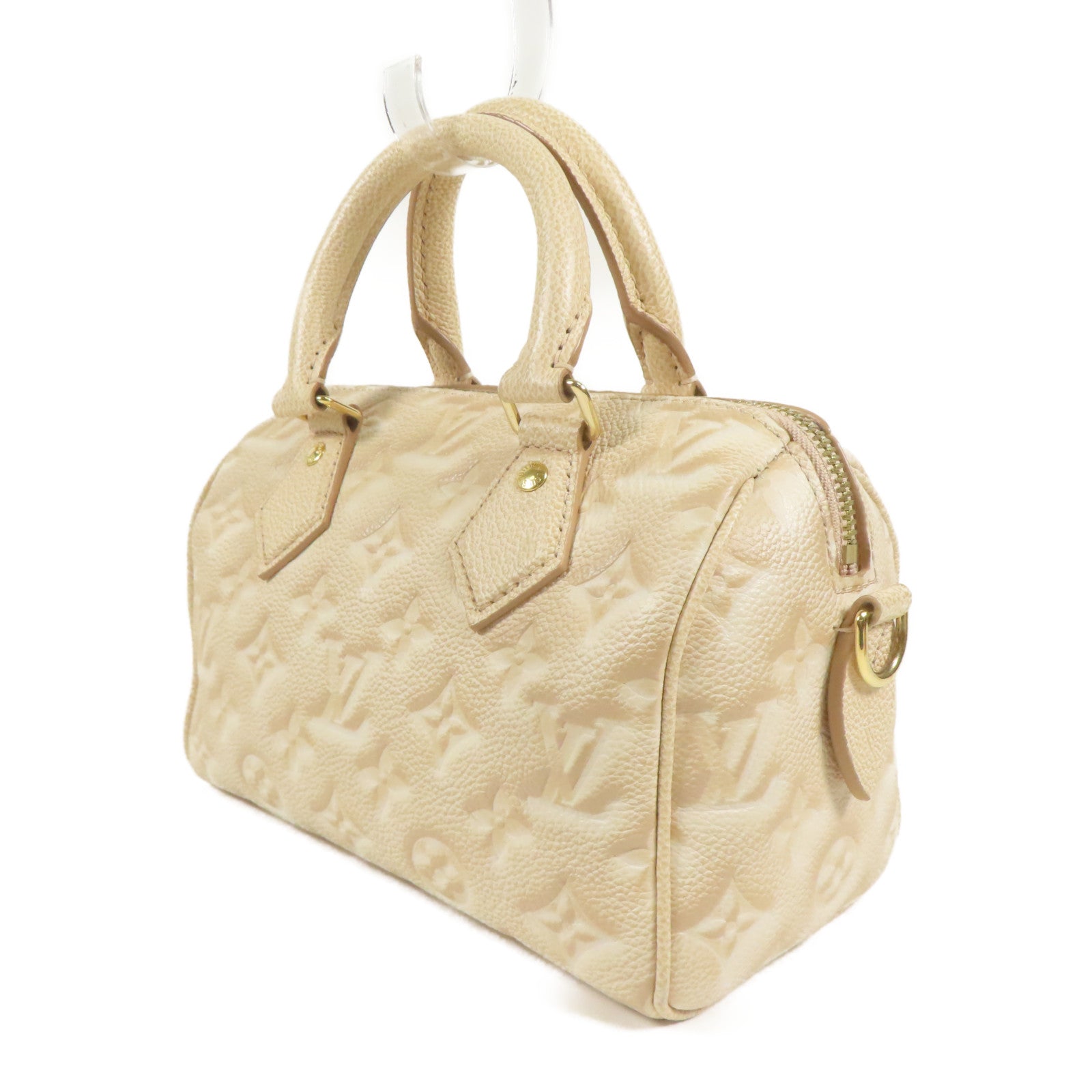 LOUIS VUITTON 【激減優惠】Monogram Empreinte Speedy Bandouliere金扣手挽肩背兩用袋