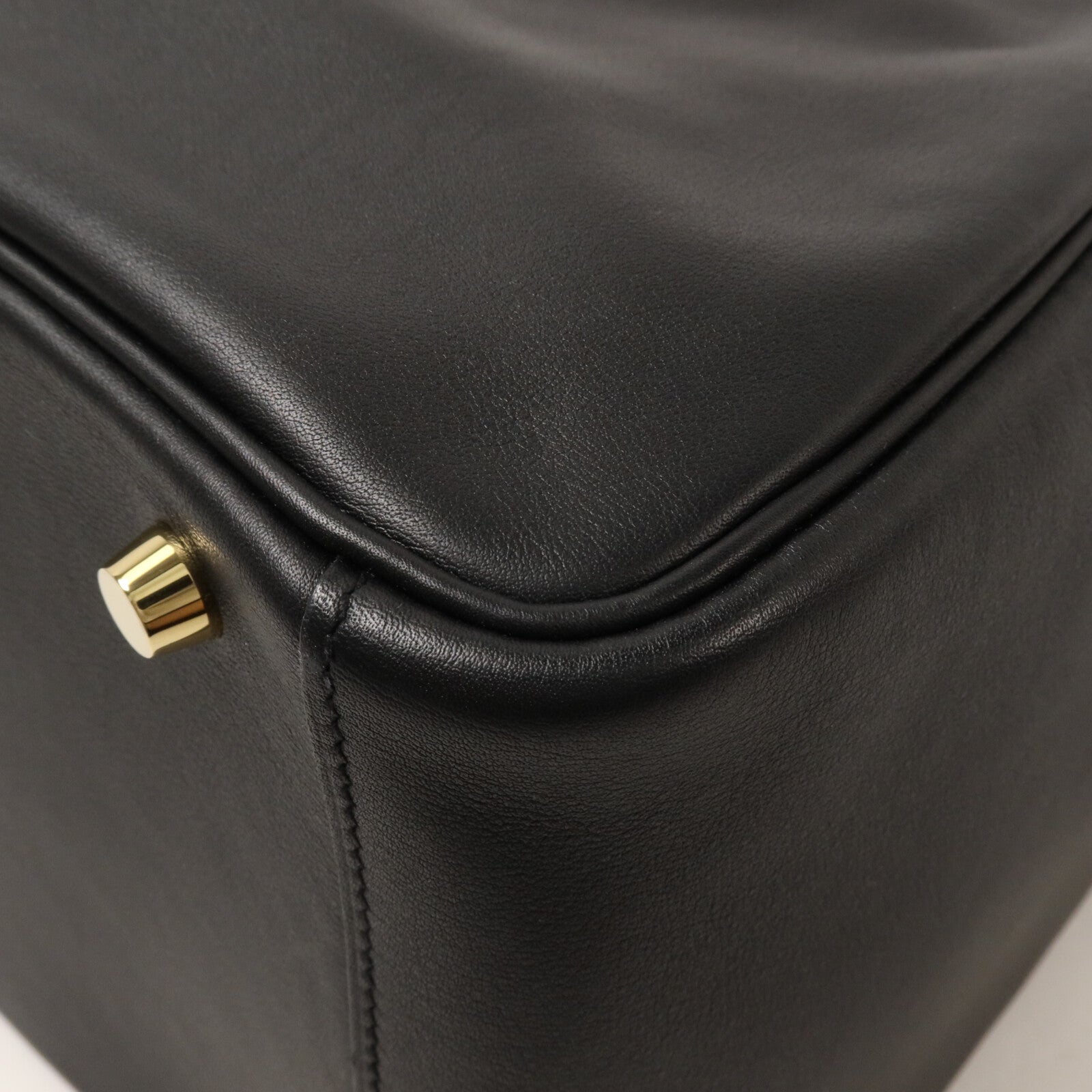 HERMES Swift皮革Lindy 30手挽肩背兩用袋Noir