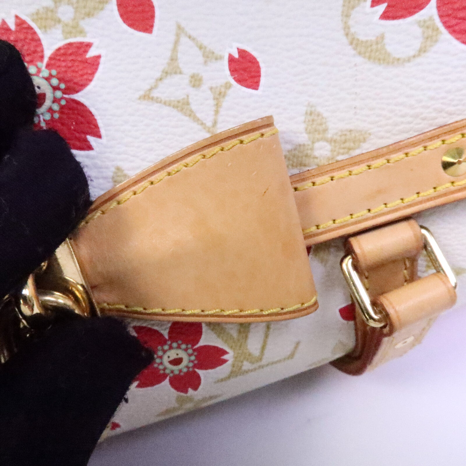 LOUIS VUITTON Monogram LVxMurakami Cherry Blossom Papillon手挽袋