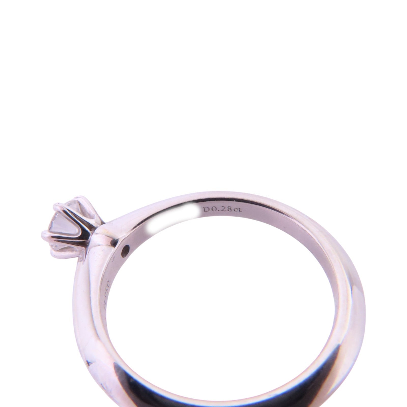 TIFFANY＆CO PT950鉑金Diamond Ring鑽石戒指US#3.5