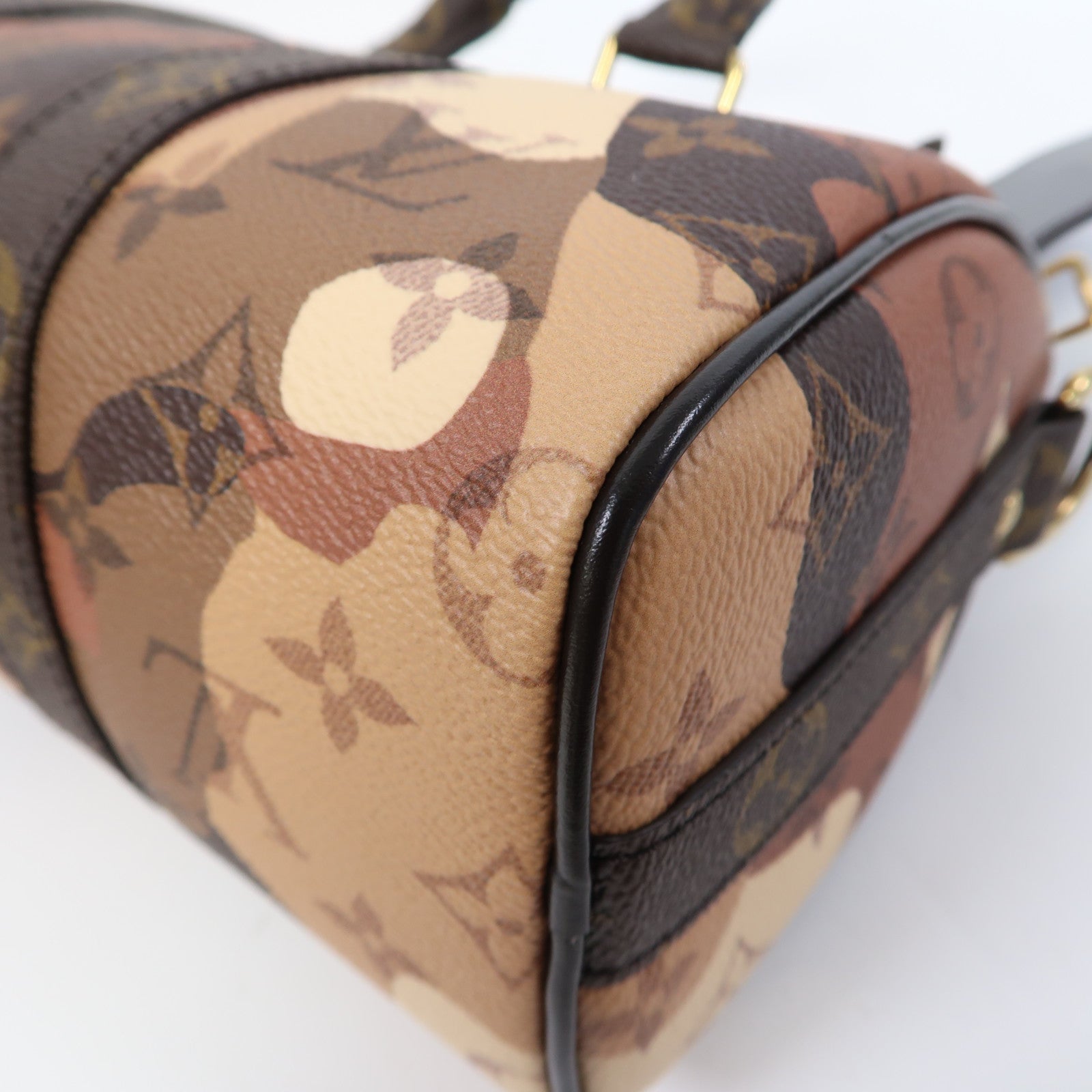 LOUIS VUITTON Monogram Keepall Bandouliere 25金扣手挽肩背兩用袋啡色