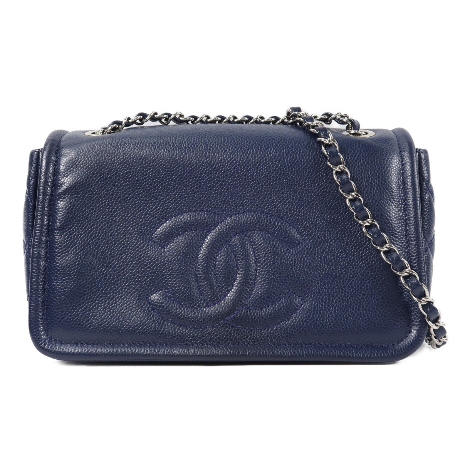 CHANEL 牛皮皮革Chain Shoulder Bag鏈帶肩背袋