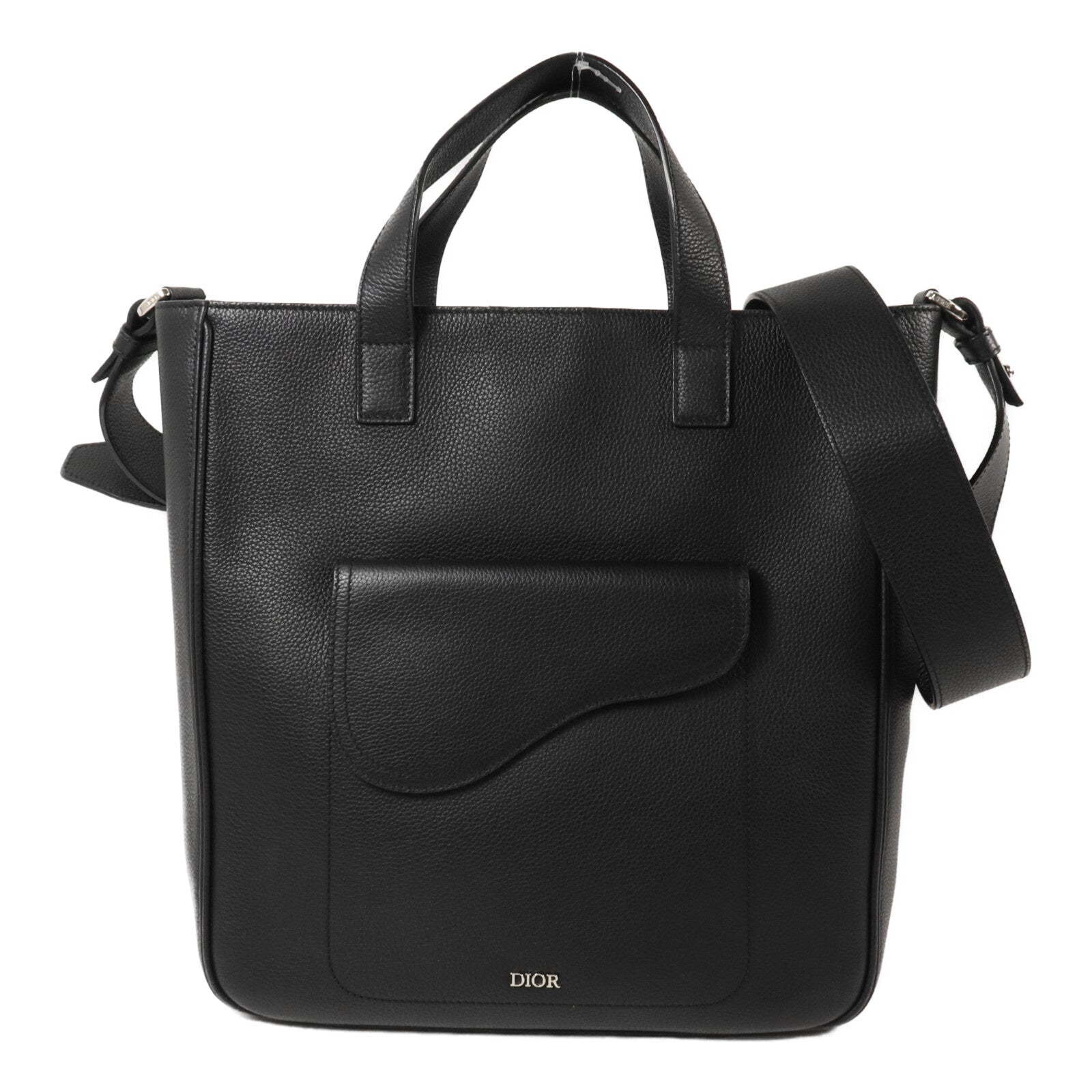 Dior 牛皮皮革Saddle Tote手挽肩背兩用袋