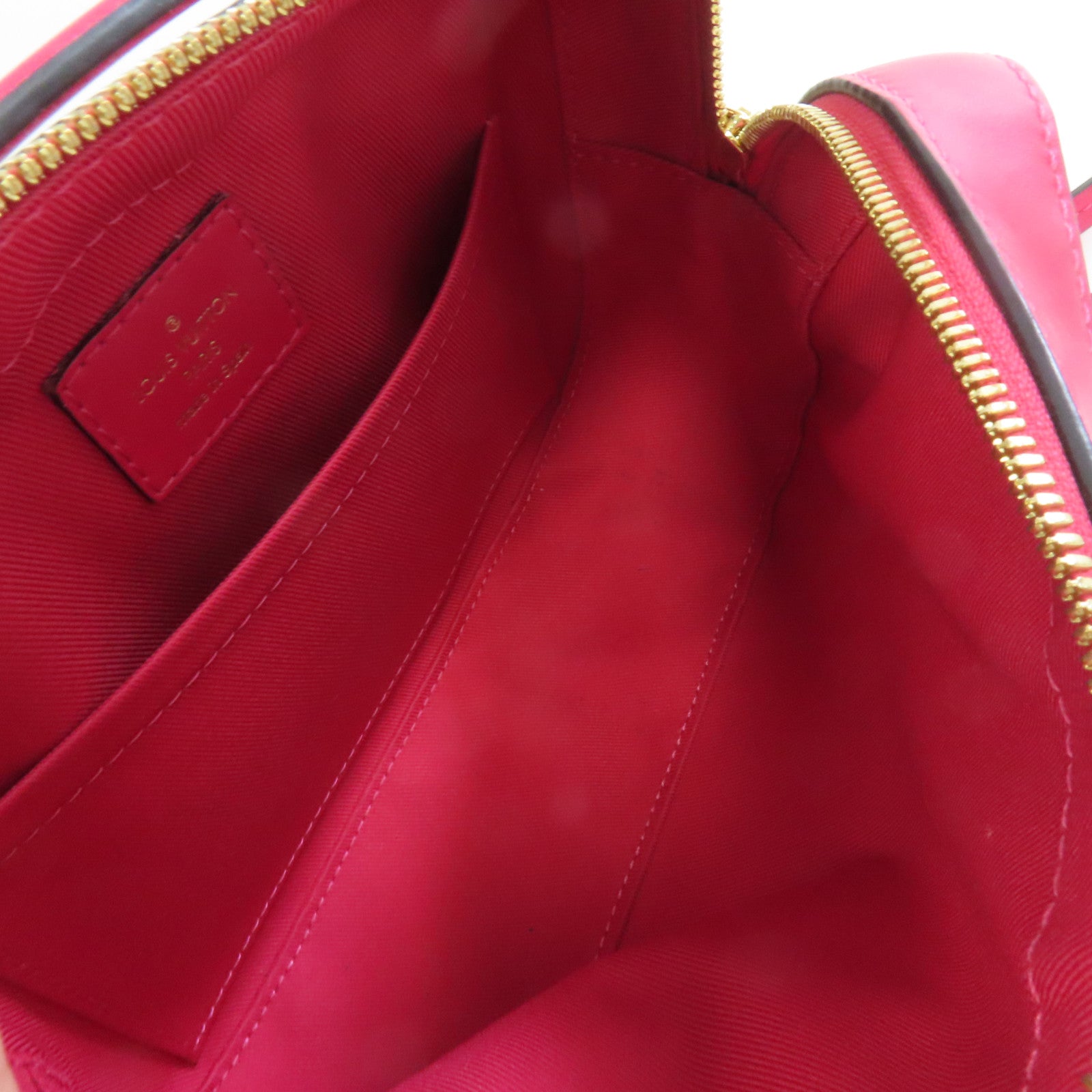 LOUIS VUITTON 【激減優惠】Monogram Saintonge Shoulder Bag金扣肩背袋啡色/酒紅色