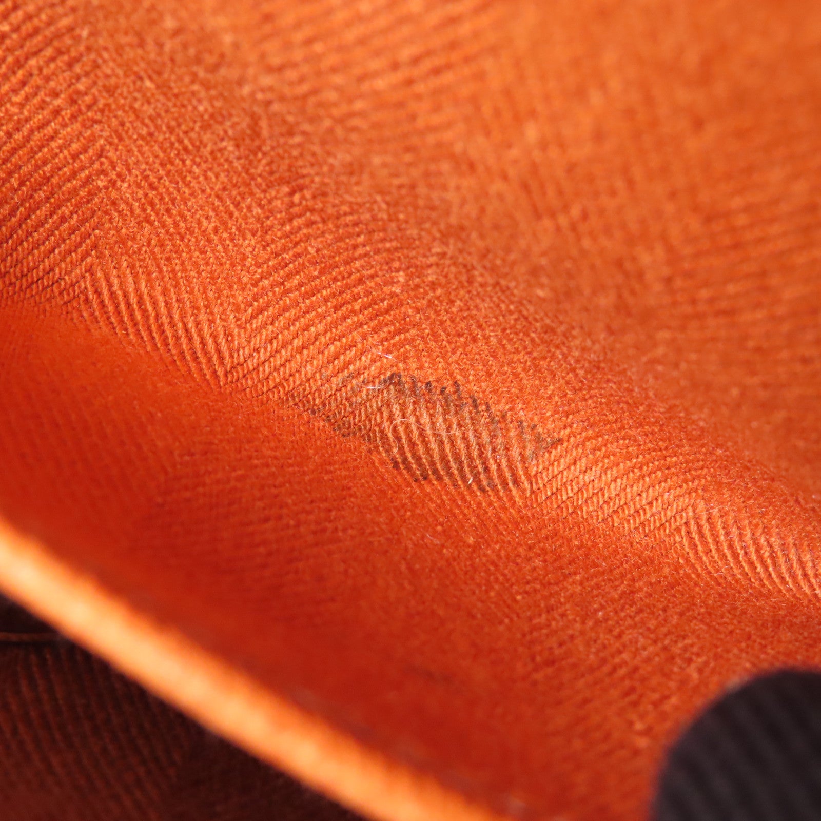 HERMES 帆布/牛皮皮革Sac Colorado銀扣肩背袋