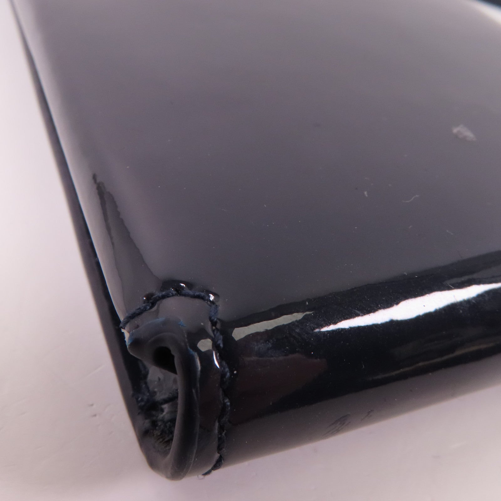SAINT LAURENT 漆皮皮革Phone Pouch銀扣肩背袋