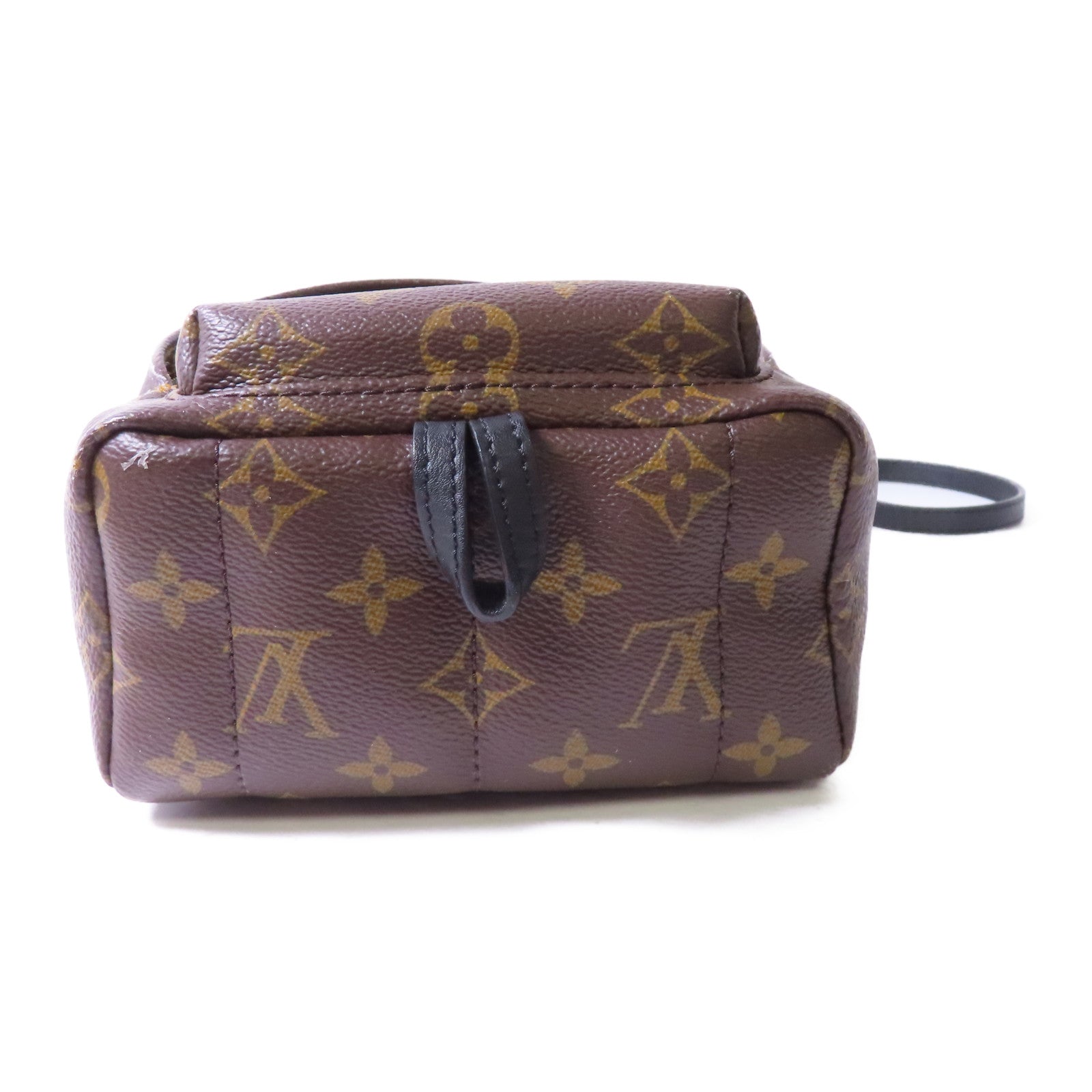 LOUIS VUITTON 【激減優惠】Monogram Palm Springs Mini金扣背包啡色
