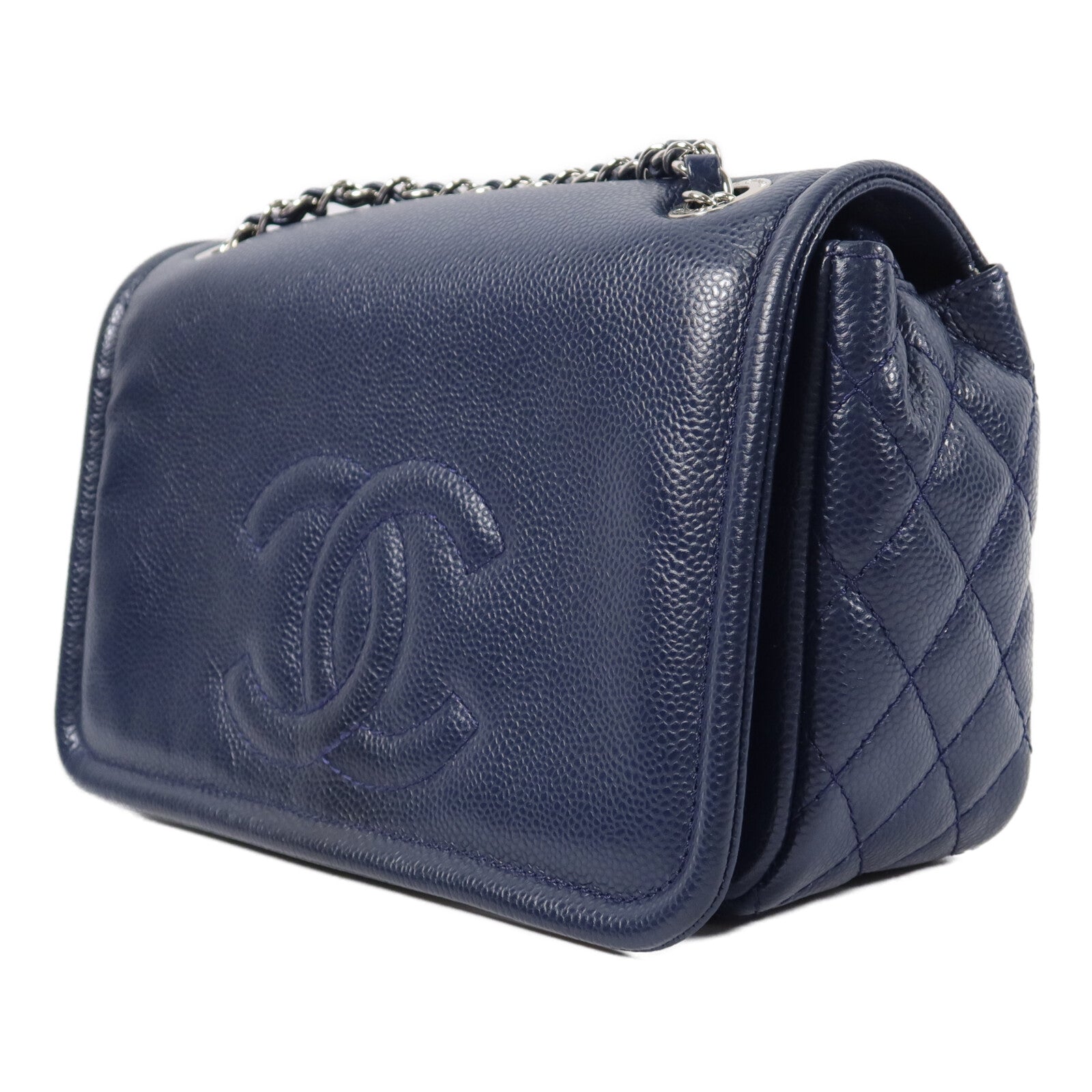 CHANEL 牛皮皮革Chain Shoulder Bag鏈帶肩背袋