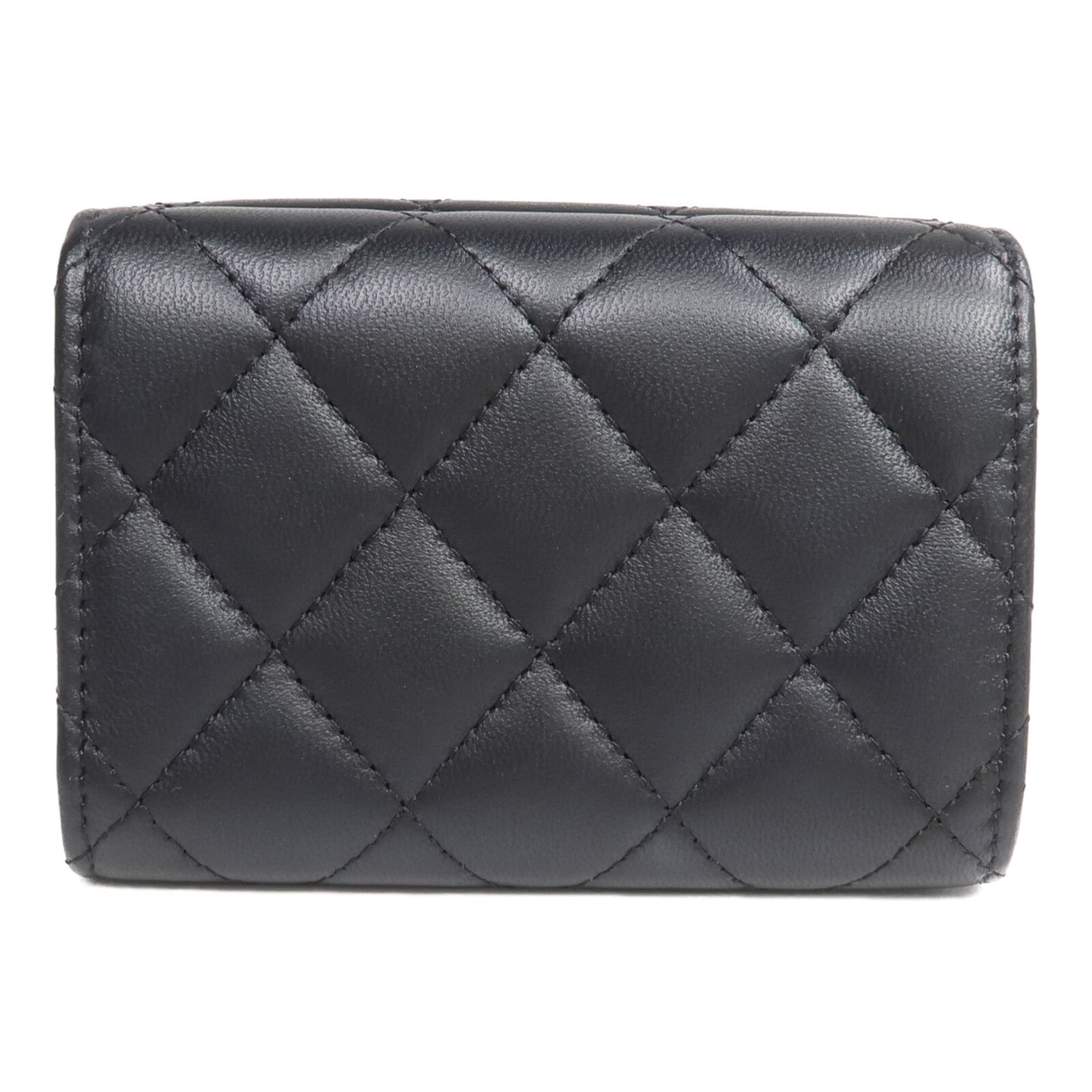 CHANEL 羊皮皮革CC Logo Flap Wallet錢包