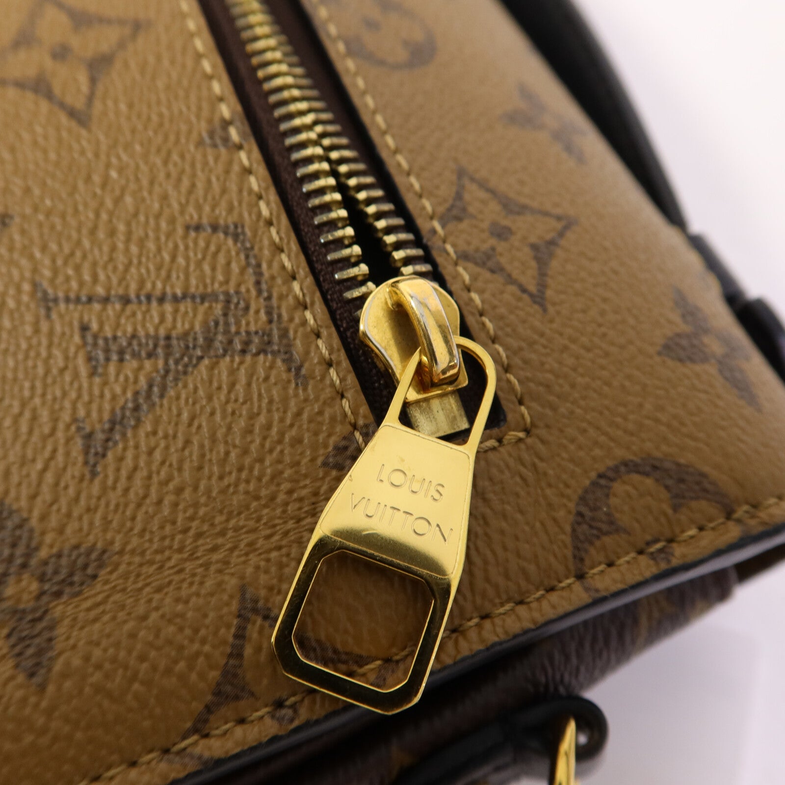 LOUIS VUITTON Monogram Reverse Pochette Metis金扣手挽肩背兩用袋