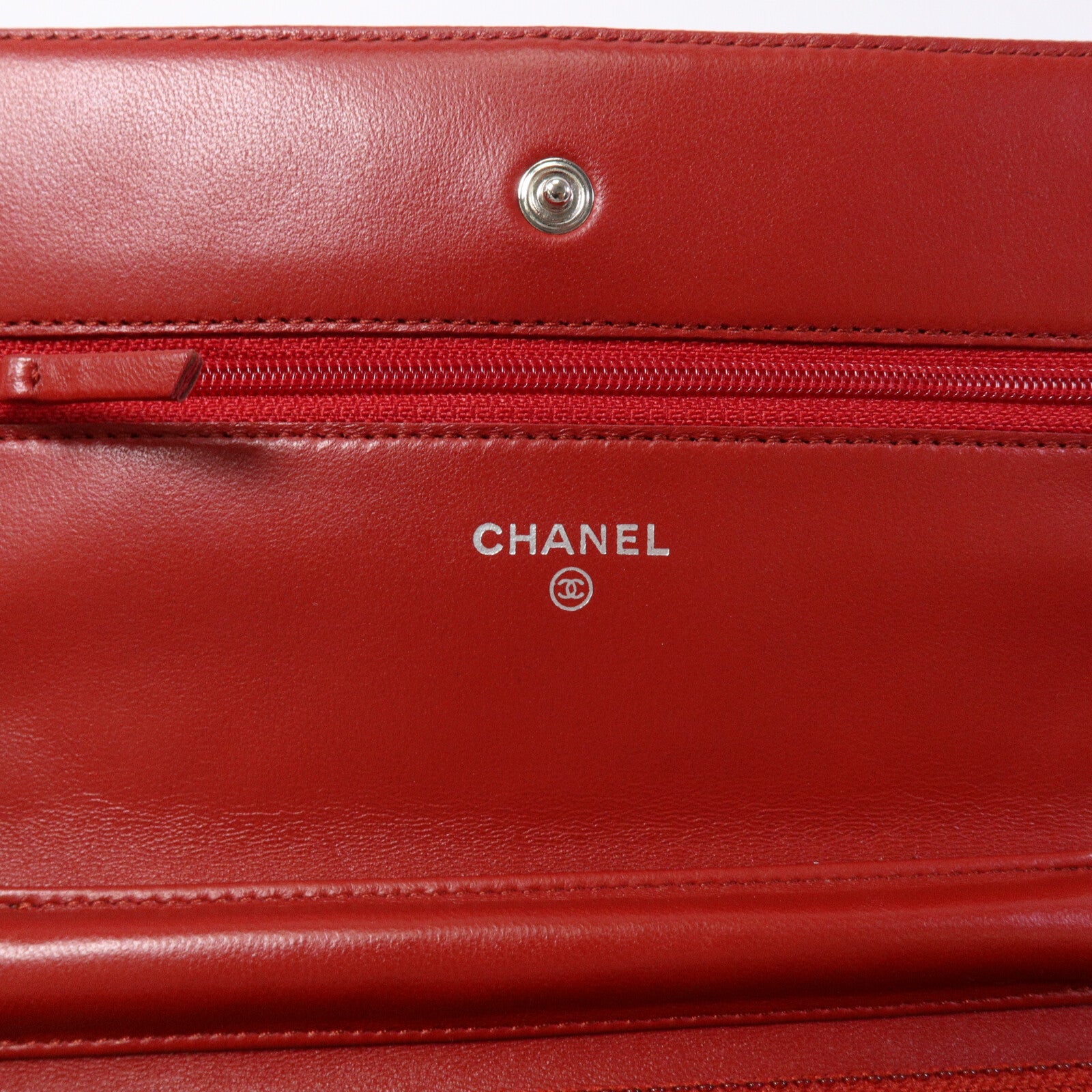 CHANEL 羊皮皮革Wallet On Chain鏈帶肩背袋