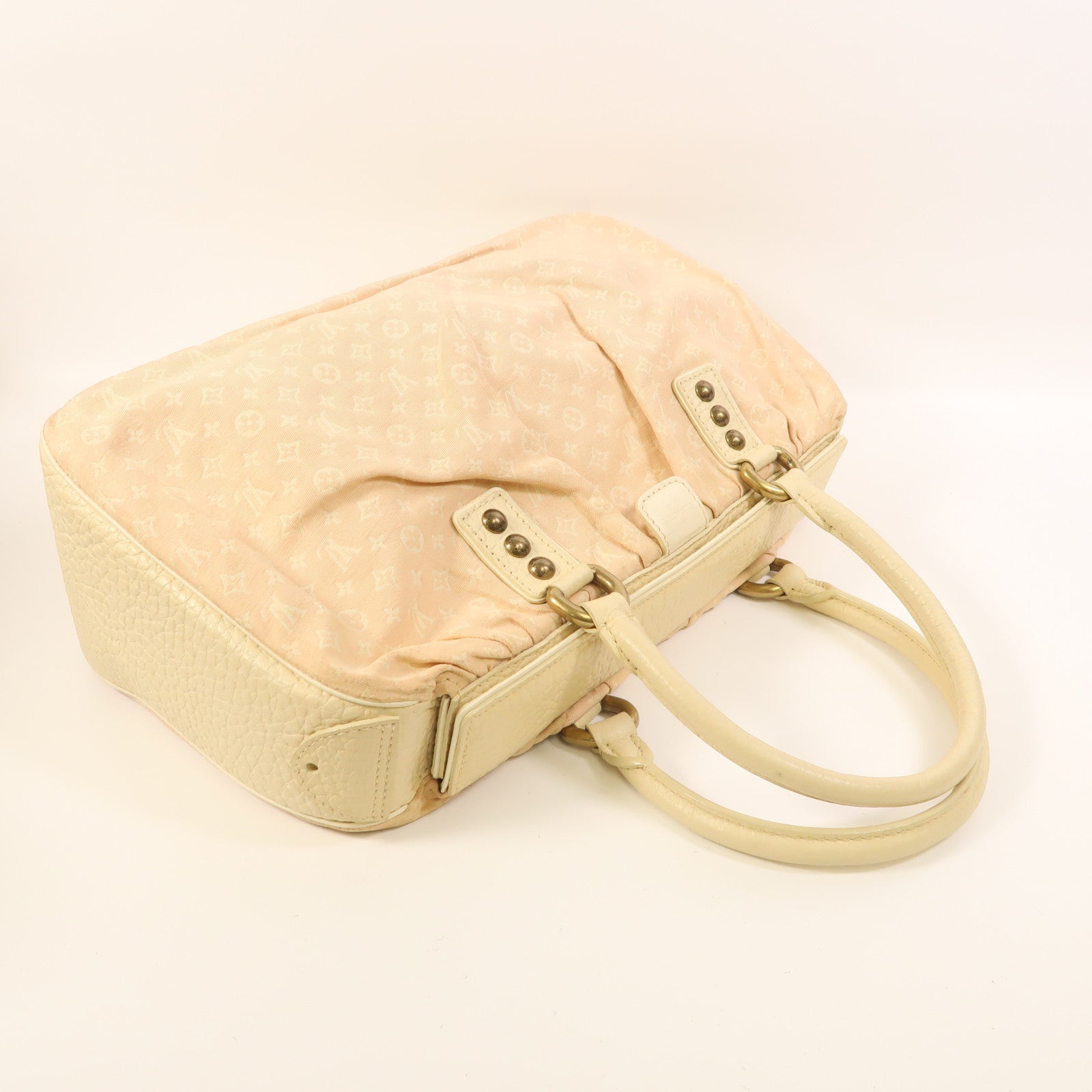 LOUIS VUITTON 【激減優惠】Monogram Mini Lin Trapeze GM金扣手挽袋