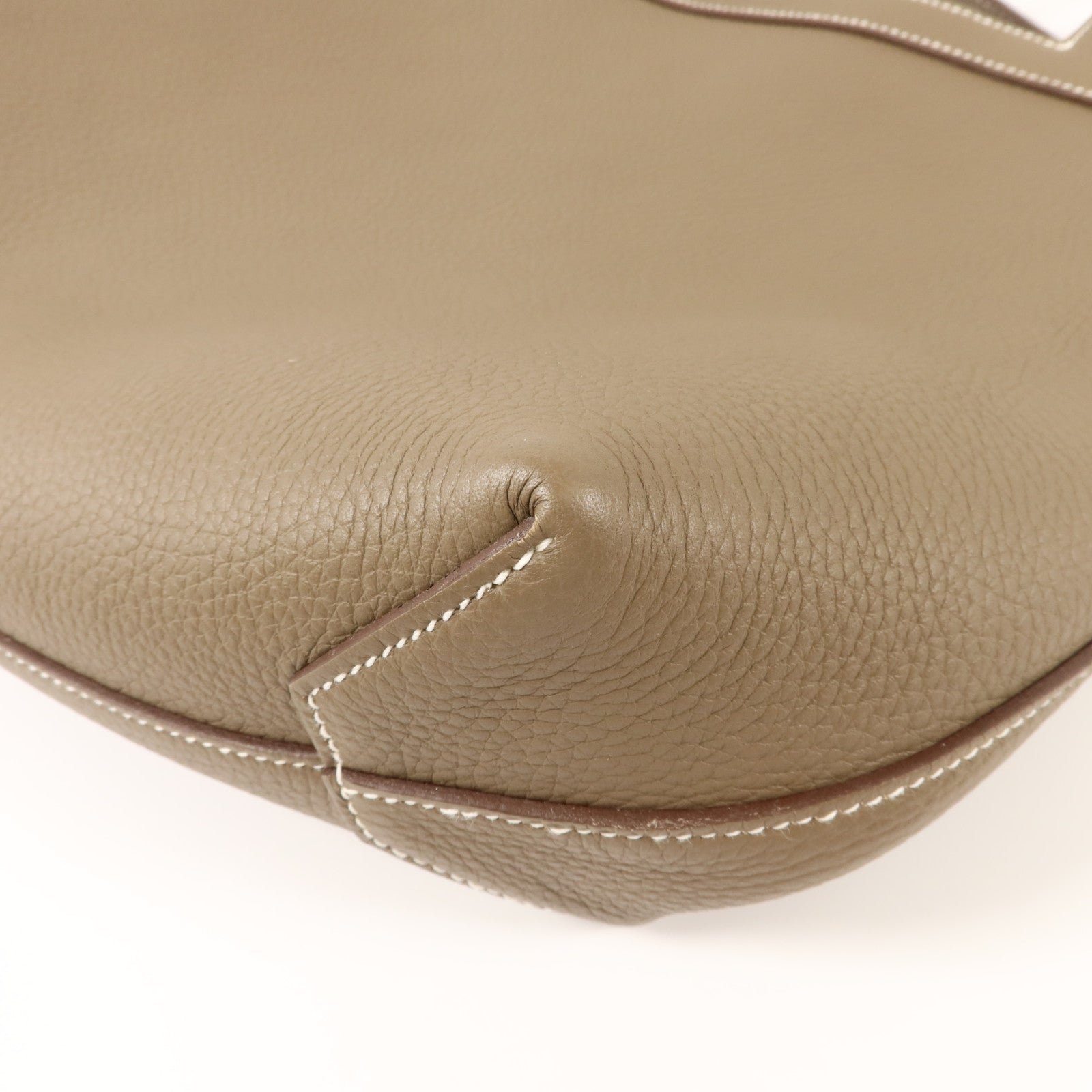 HERMES Clemence皮革Cabasellier 31肩背袋Etoupe