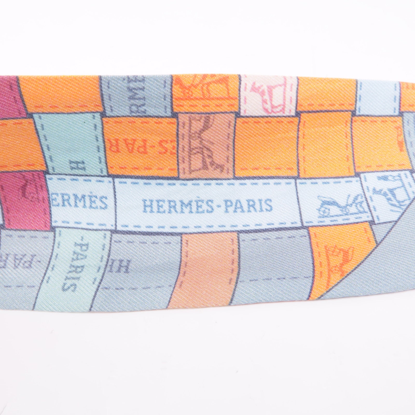 HERMES 絲質Twilly絲巾