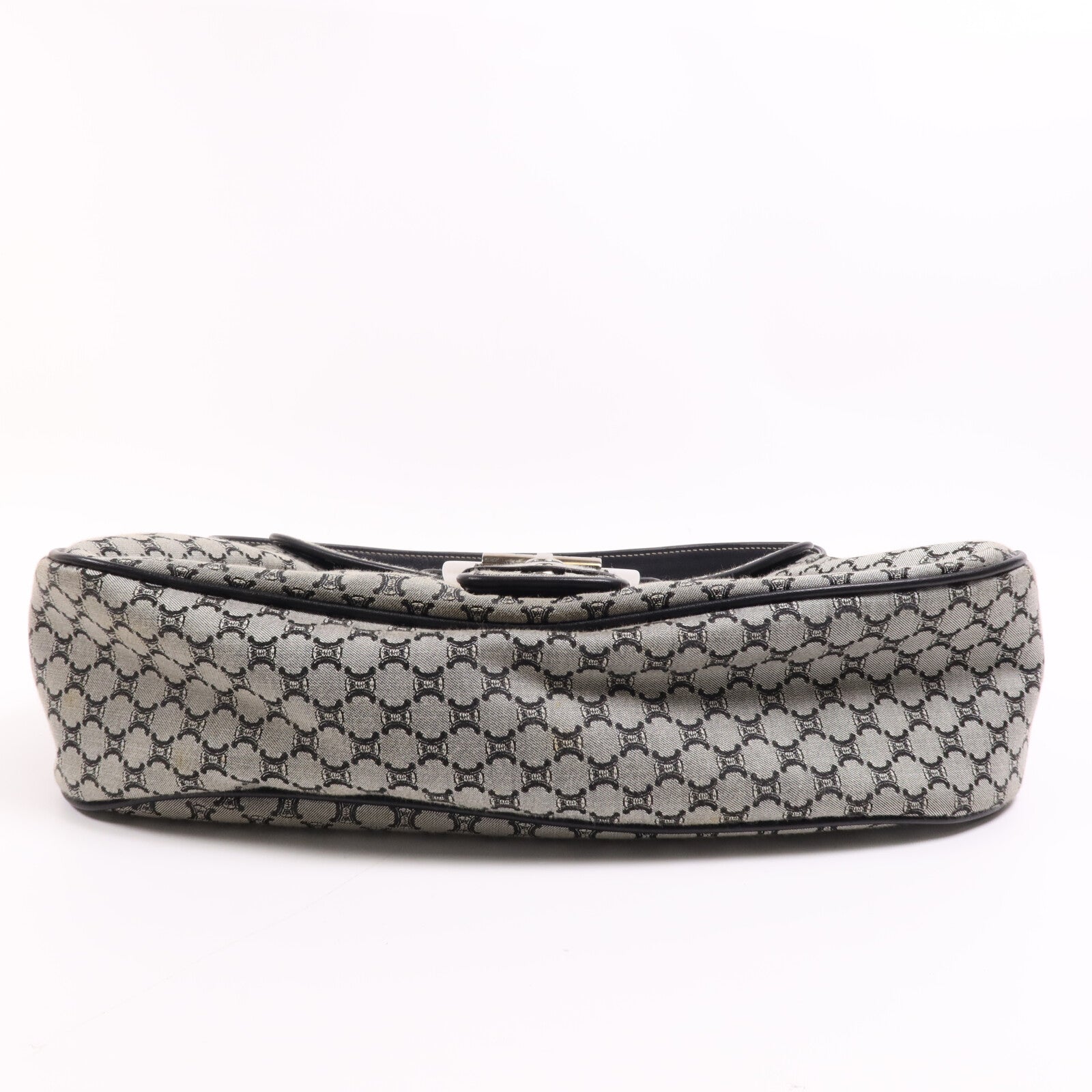 CELINE 帆布Shoulder Bag銀扣肩背袋