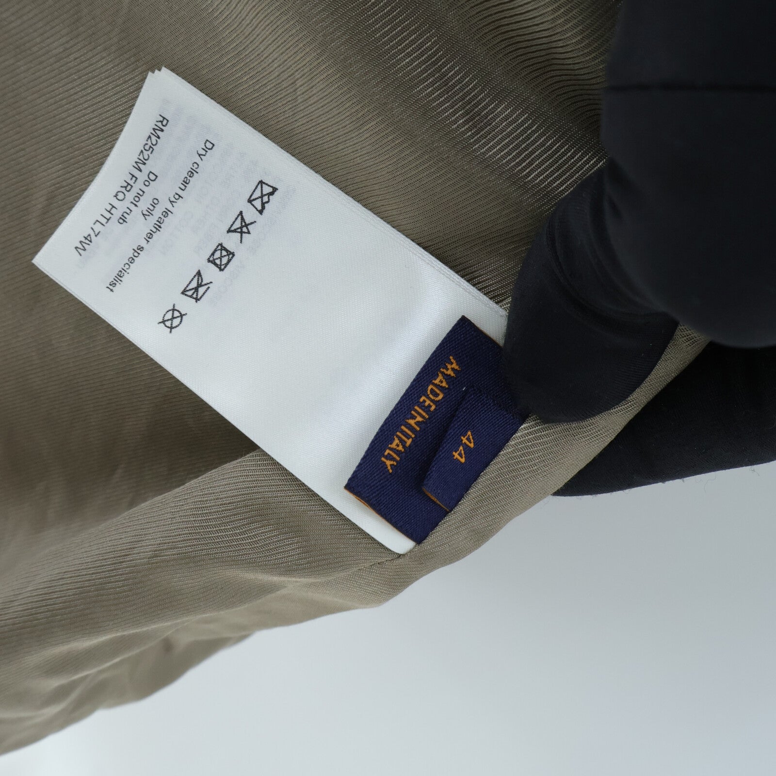 LOUIS VUITTON Leather Baseball Shirt 上衣