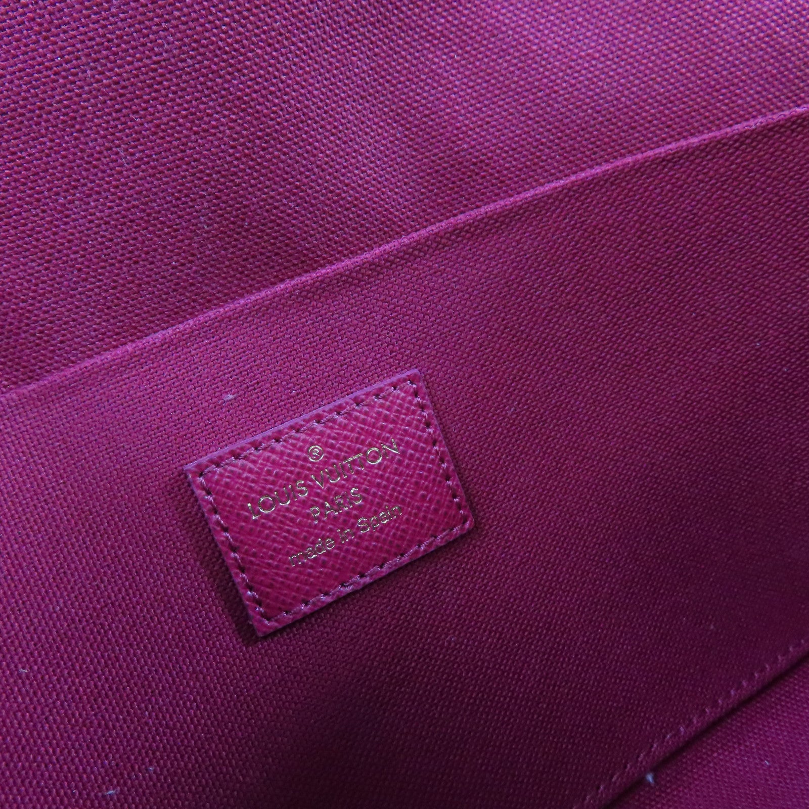 LOUIS VUITTON Monogram Pochette Felicie Shoulder Bag金扣鏈帶肩背袋啡色
